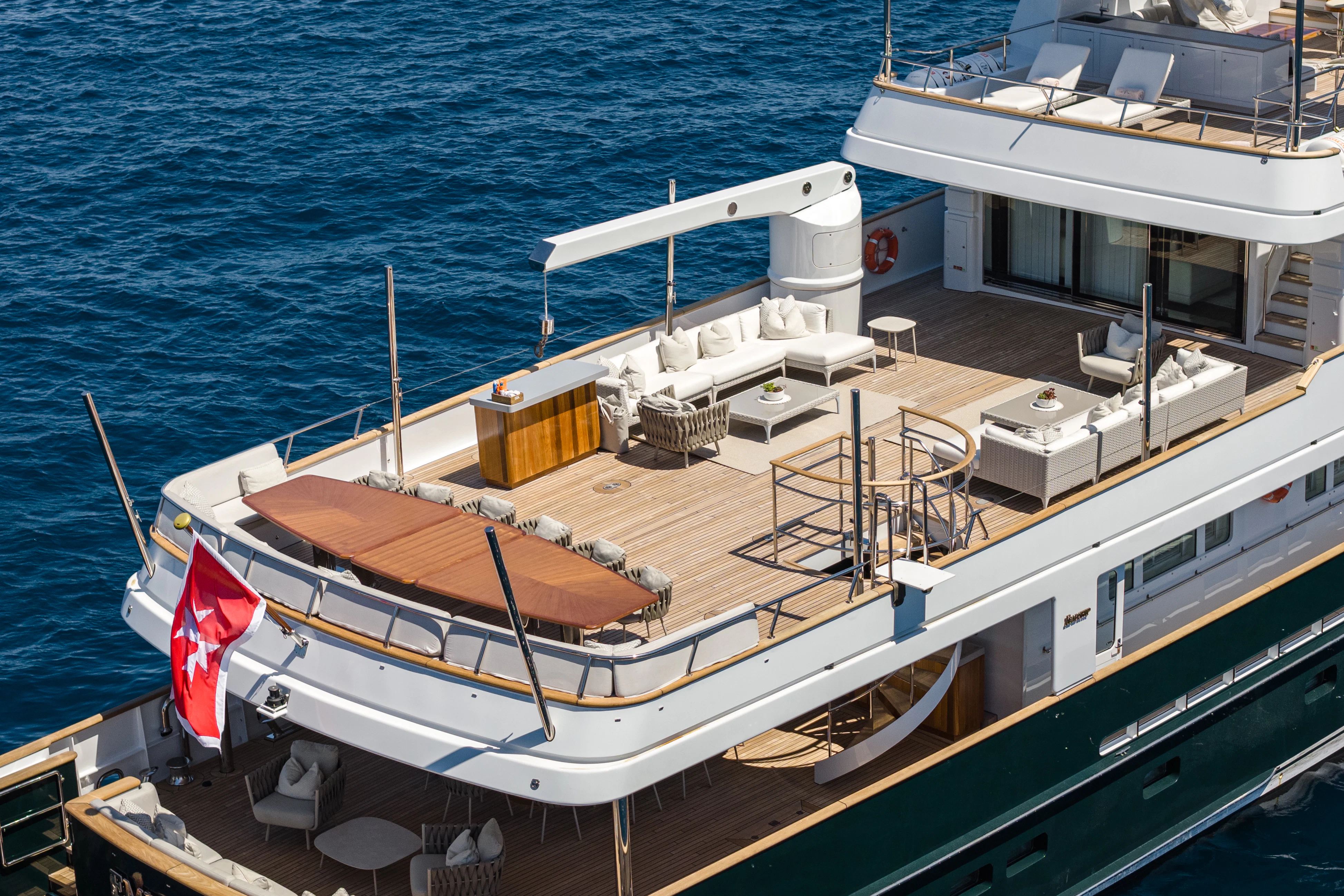 a boat on the water aboard EMERALD Yacht for Sale