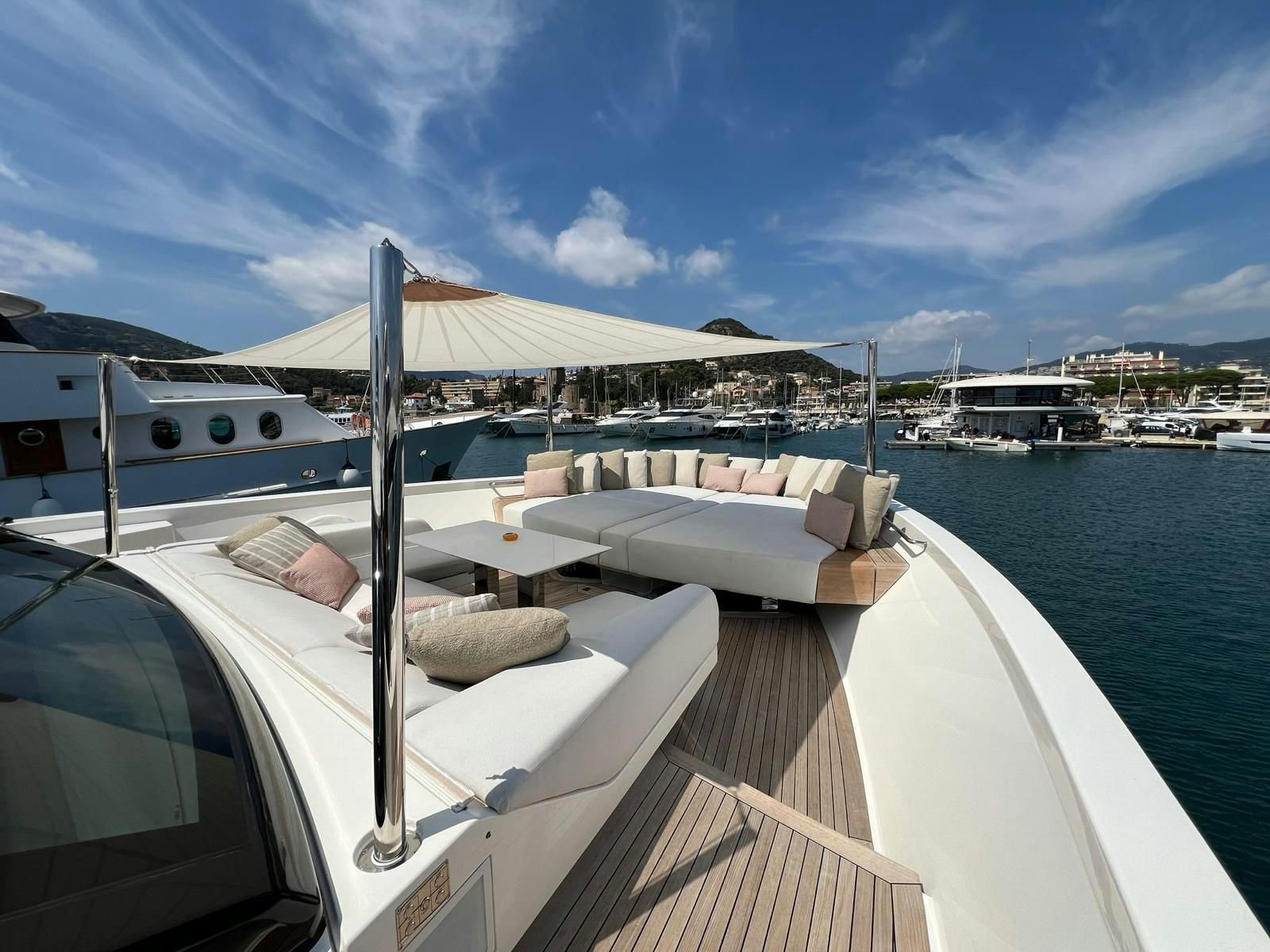 a boat on the water aboard MAREA Yacht for Sale