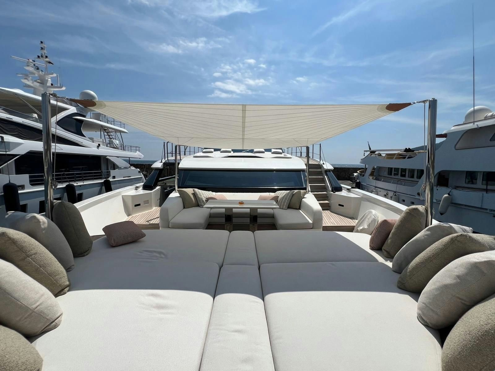 a boat on the water aboard MAREA Yacht for Sale