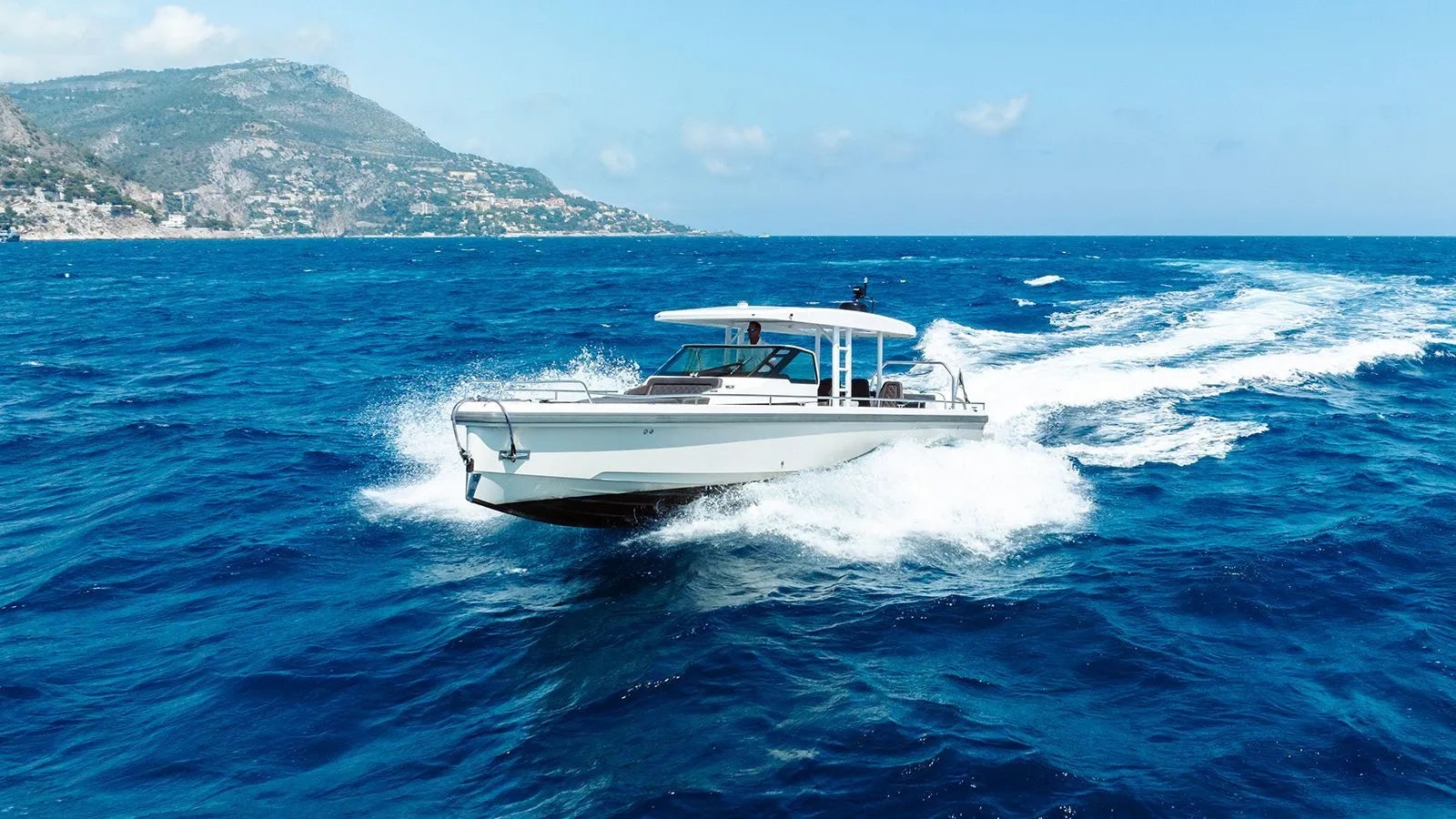 a boat on the water aboard AWAY Yacht for Charter