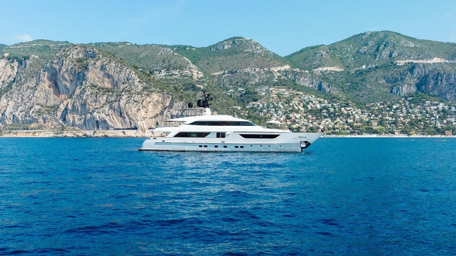 a boat in the water aboard AWAY Yacht for Charter