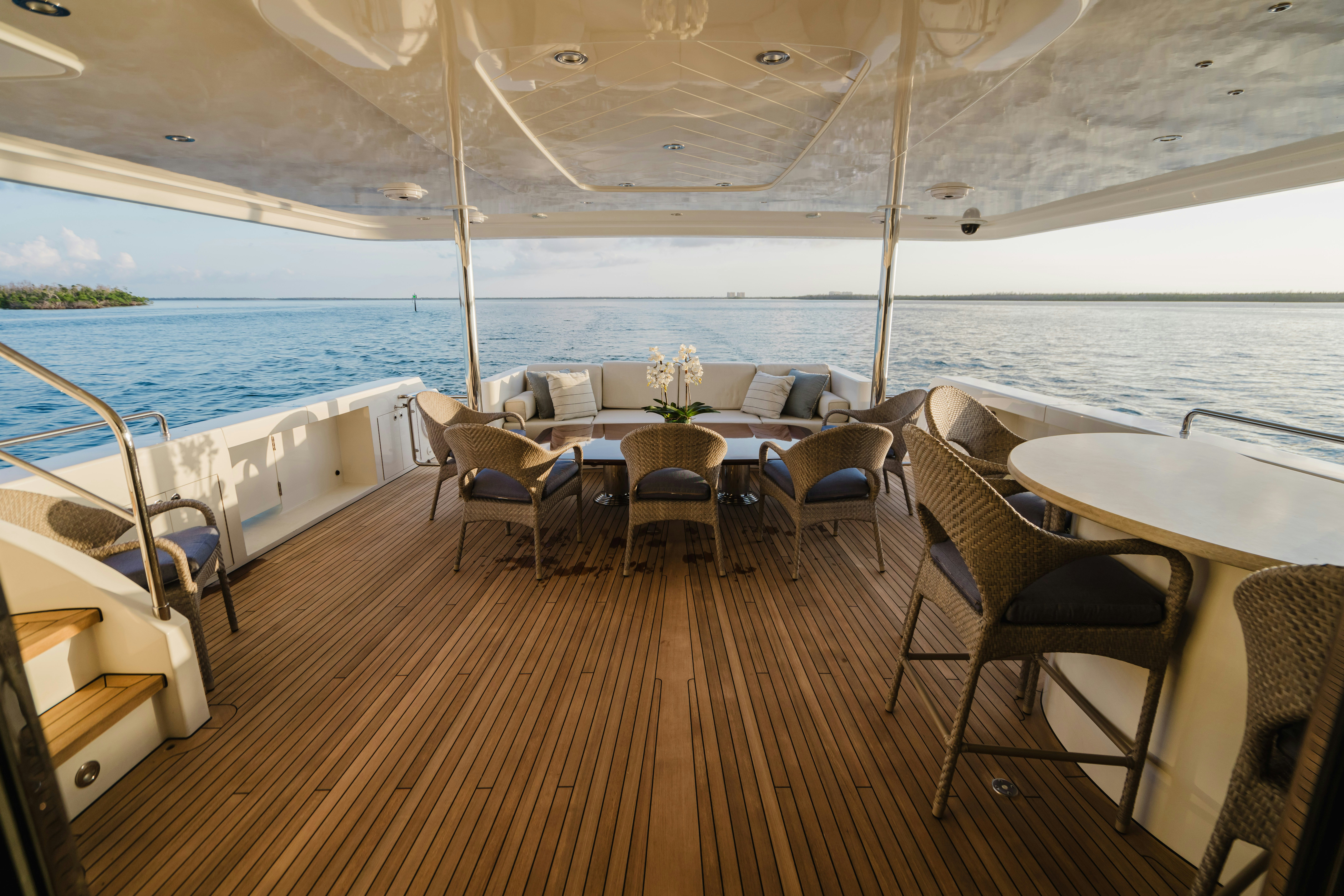 a boat on the water aboard SEAQUINN Yacht for Sale