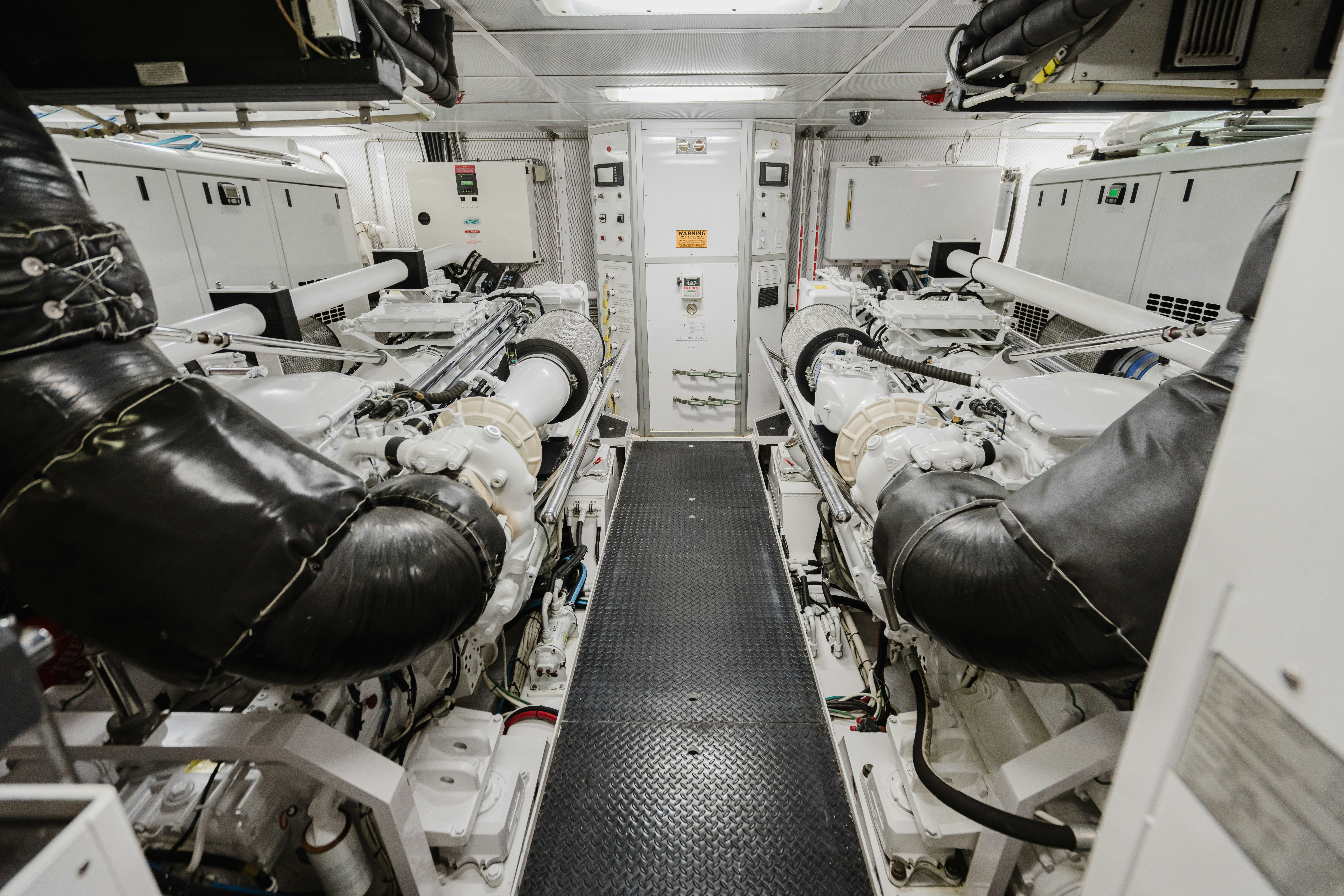 a room full of machines aboard SEAQUINN Yacht for Sale
