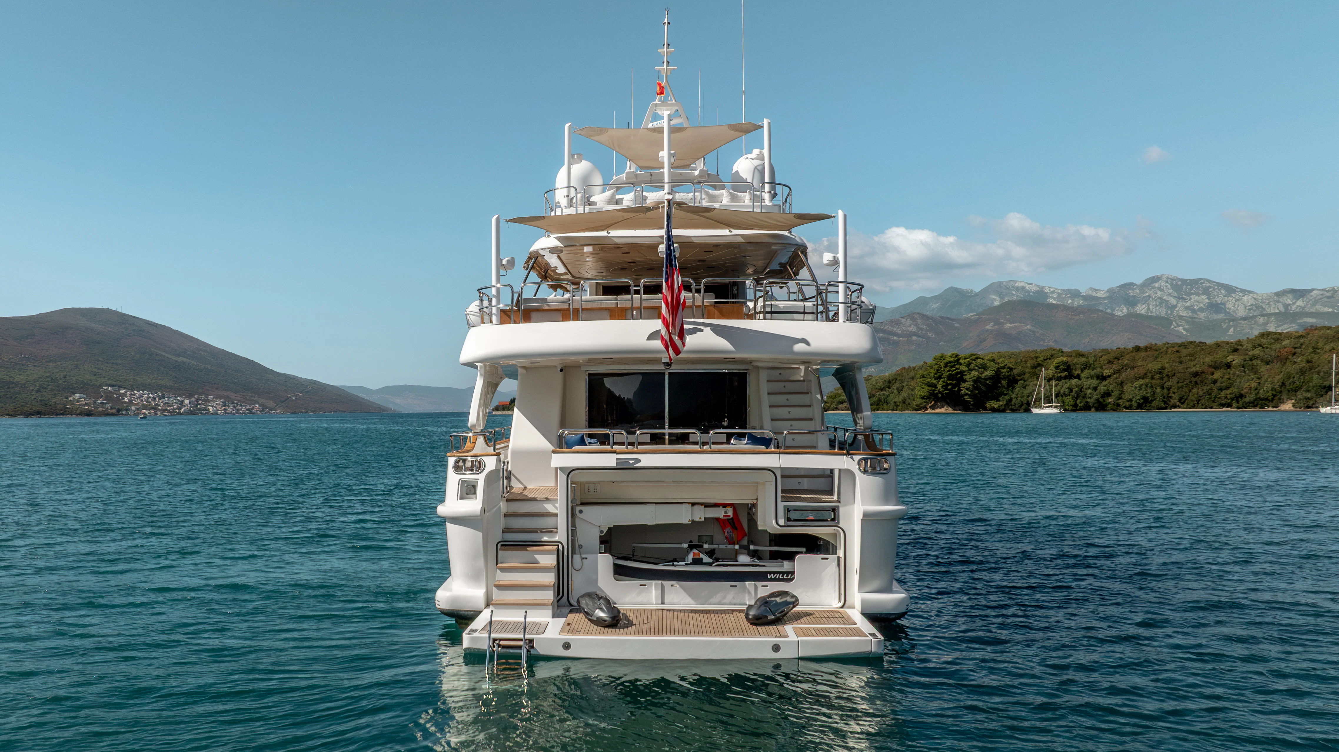 a boat in the water aboard ARTEMIS Yacht for Sale