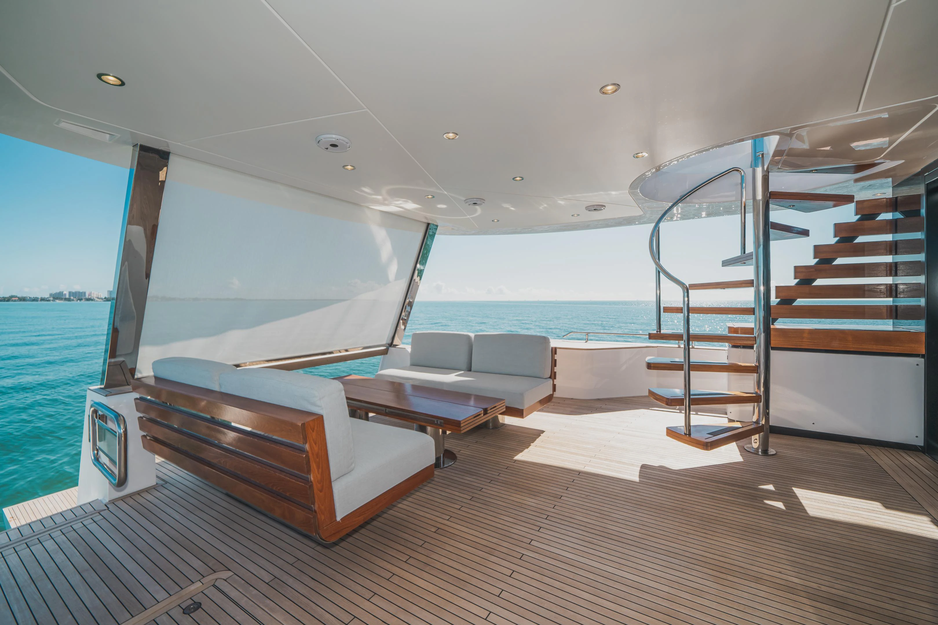 a room with a large pool aboard GUBA TIMES Yacht for Charter