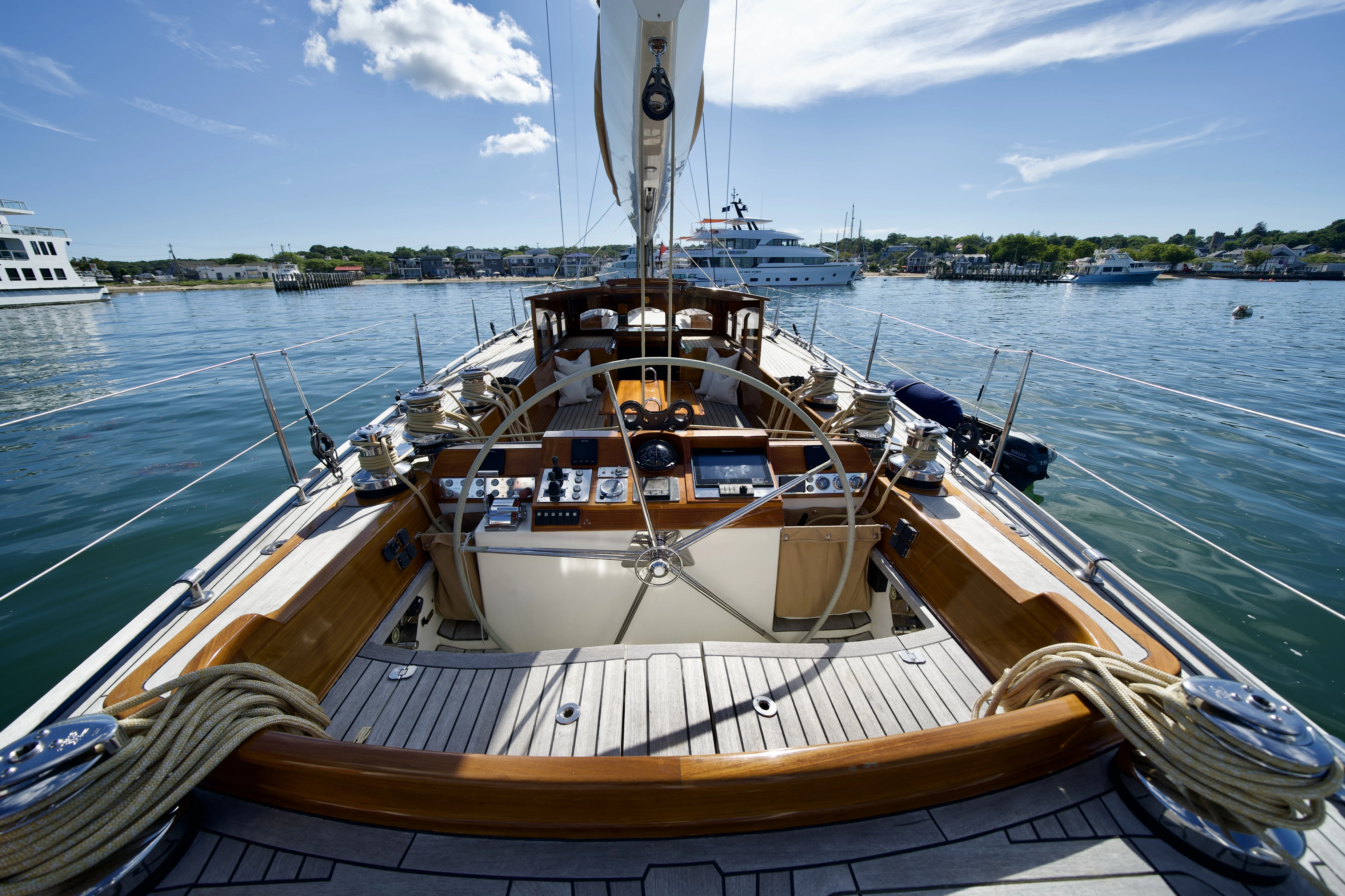 a boat on the water aboard ISABEL Yacht for Sale