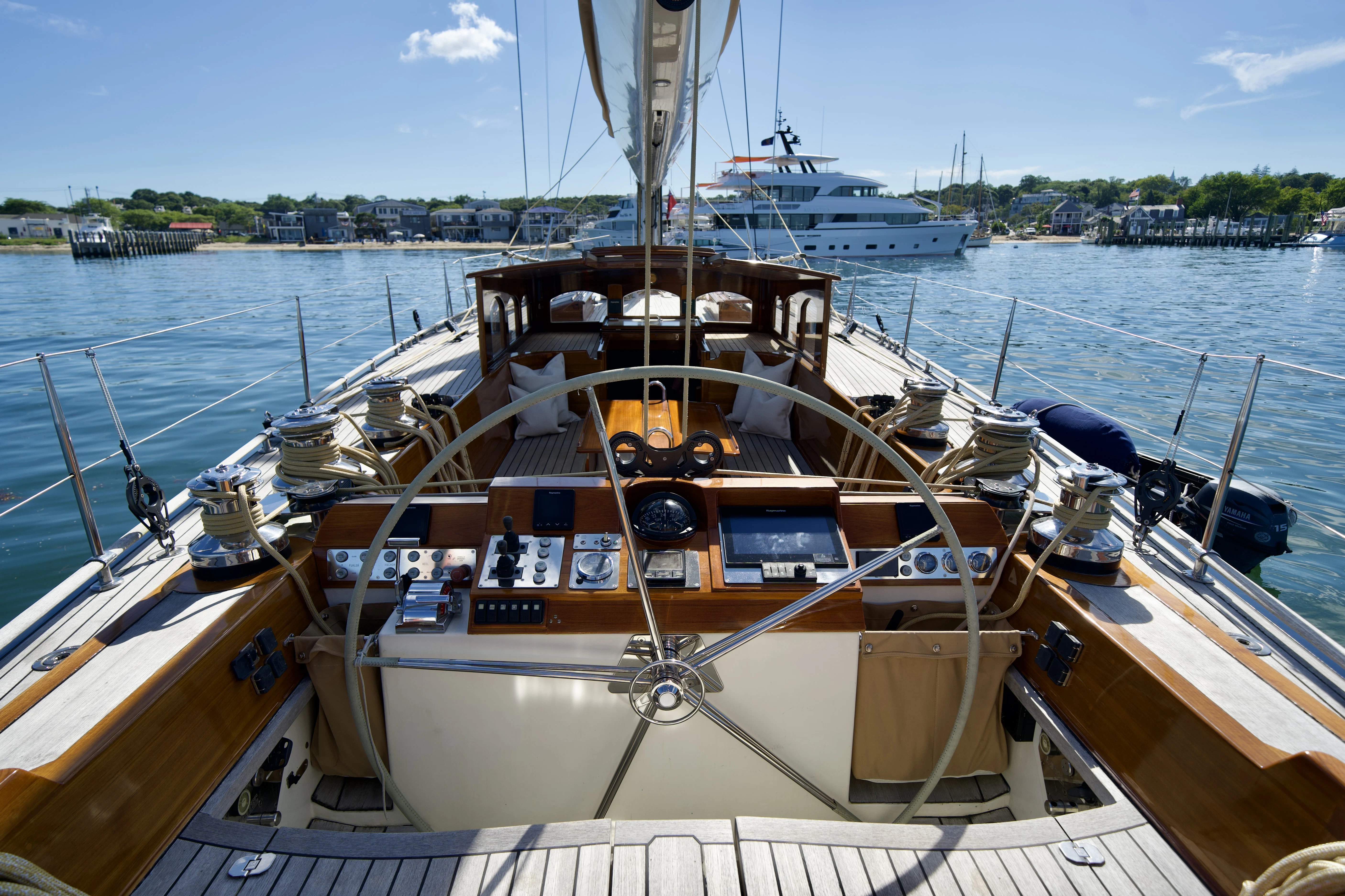 a boat on the water aboard ISABEL Yacht for Sale