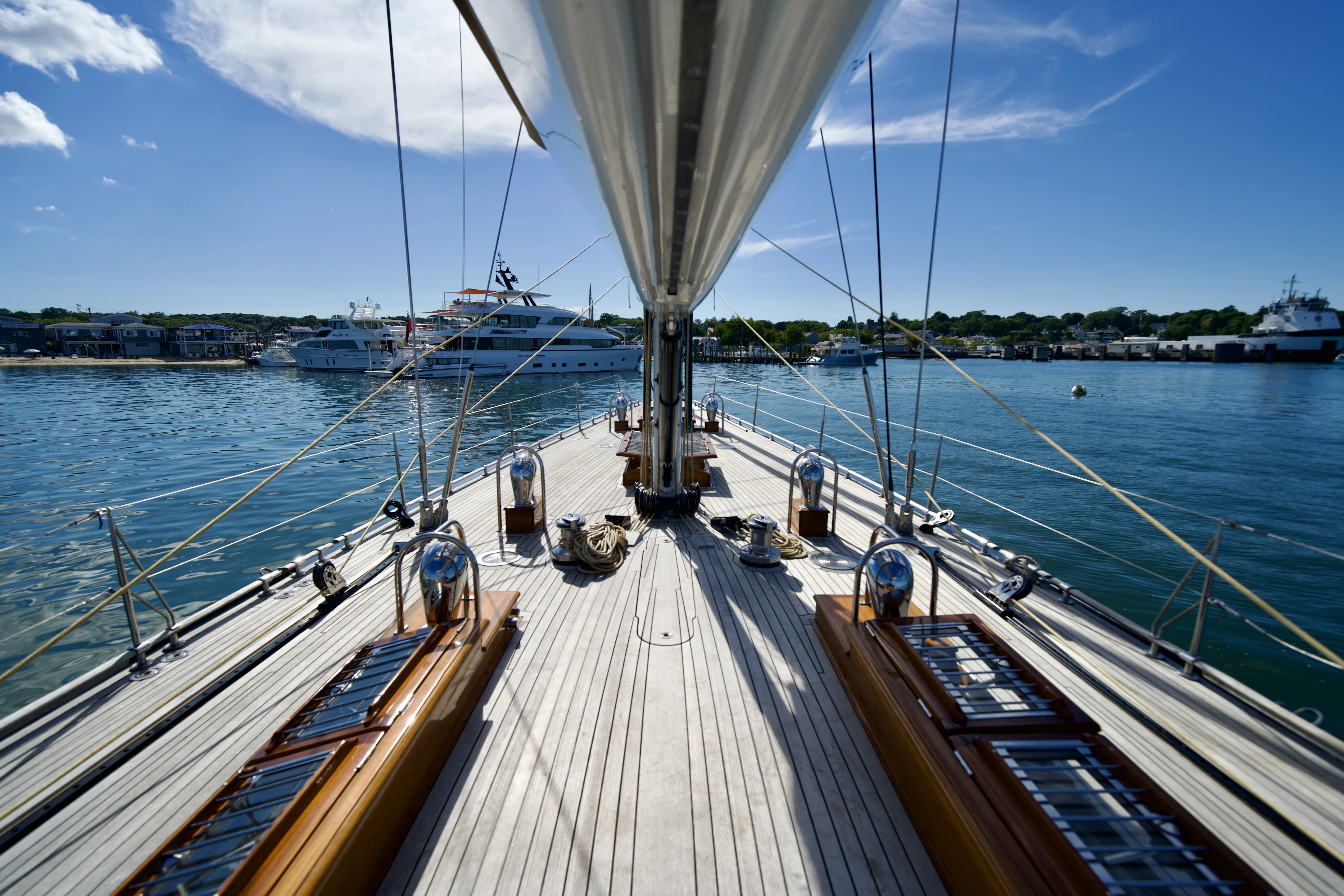 a boat on the water aboard ISABEL Yacht for Sale