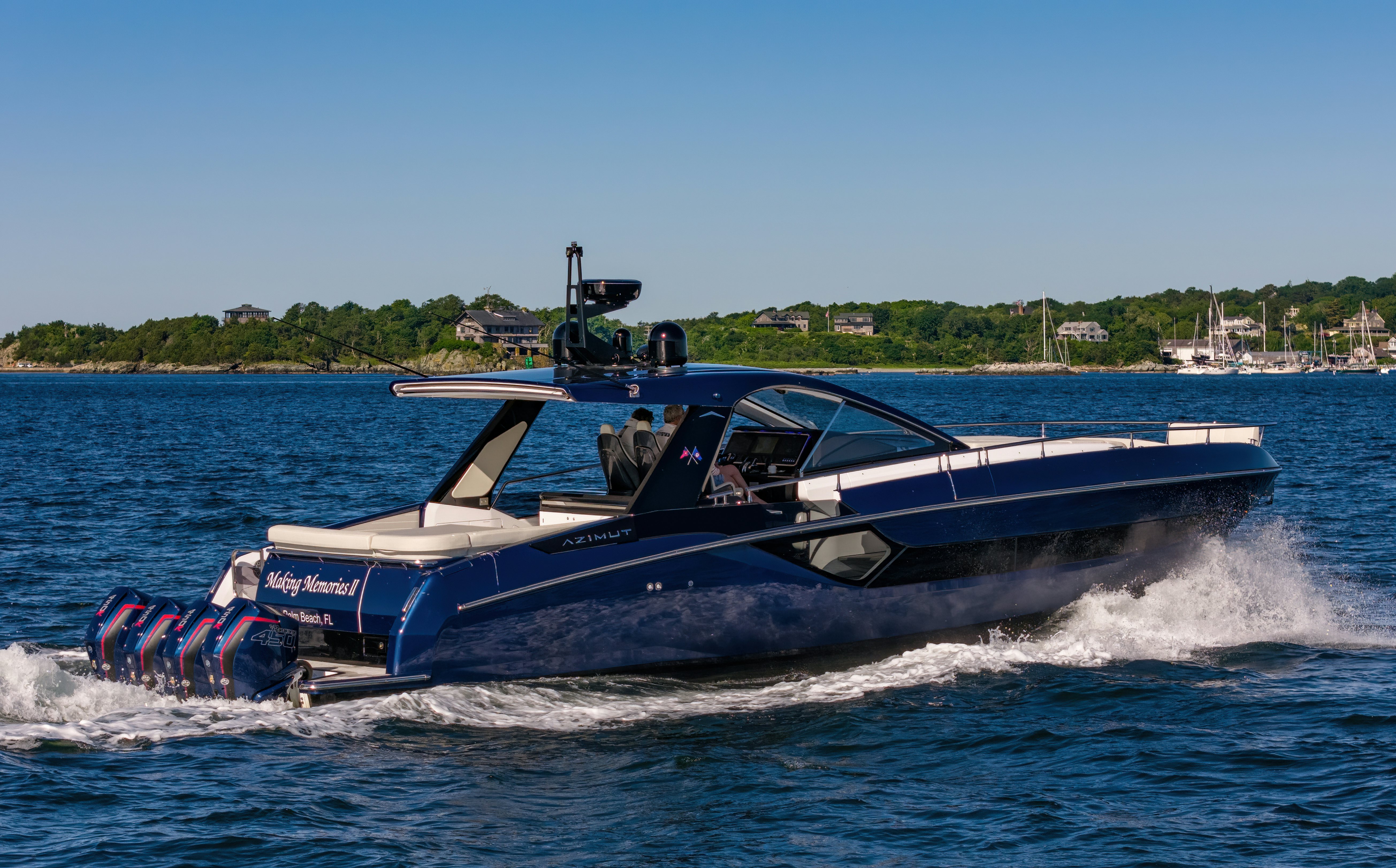 a boat on the water aboard MAKING MEMORIES II Yacht for Sale
