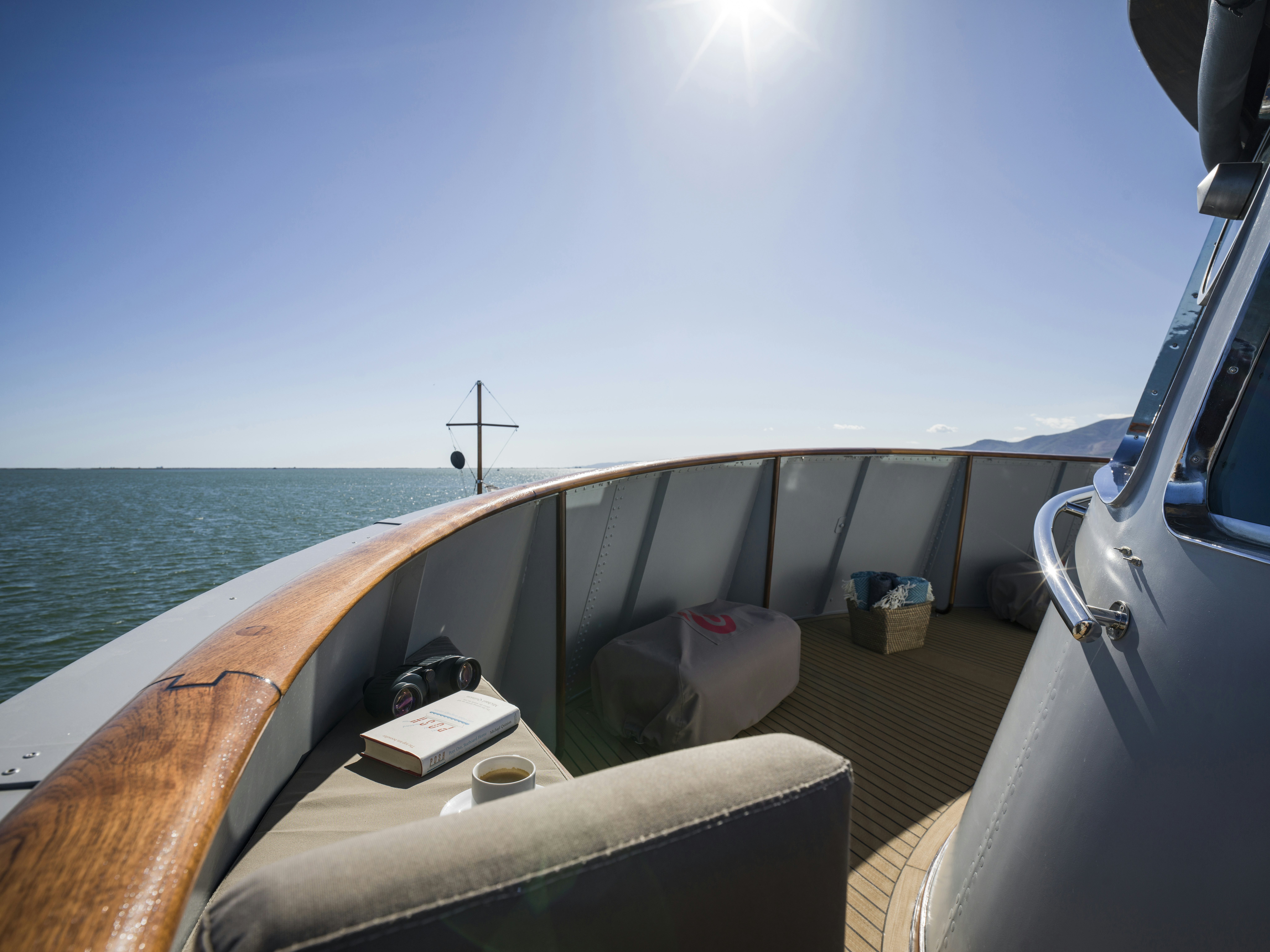 a boat on the water aboard LA FENICE Yacht for Sale