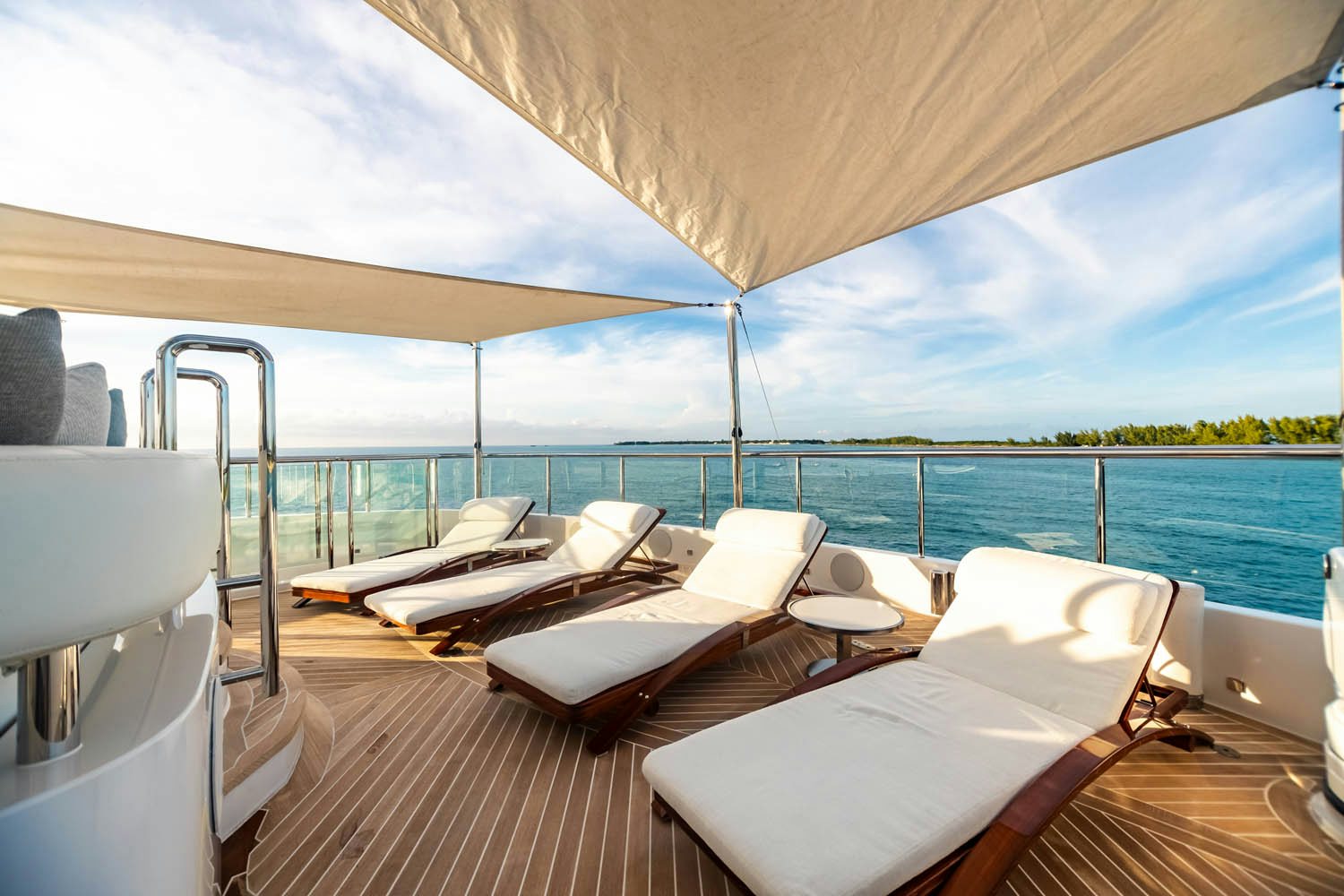 a boat on the water aboard KING BABY Yacht for Charter