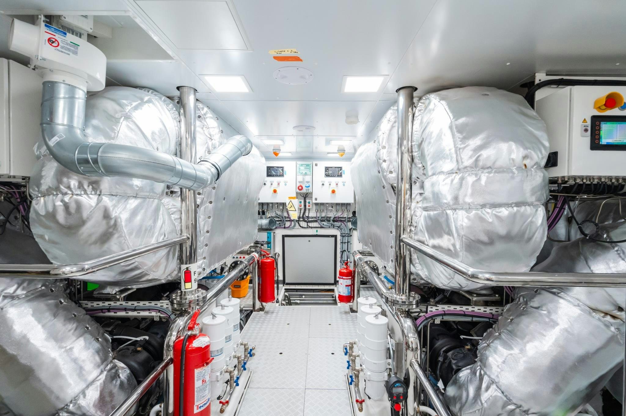 a room with medical equipment aboard M Yacht for Sale