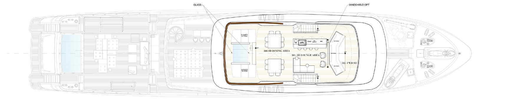 diagram, engineering drawing aboard PARA BELLUM Yacht for Charter