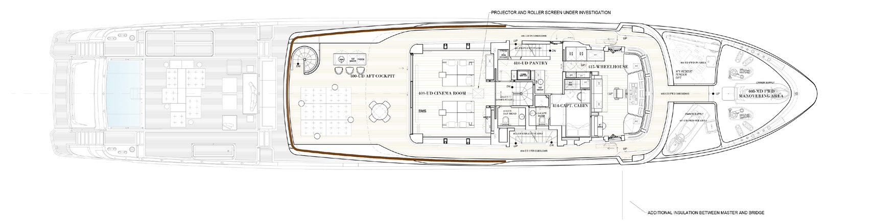 diagram, engineering drawing aboard PARA BELLUM Yacht for Charter