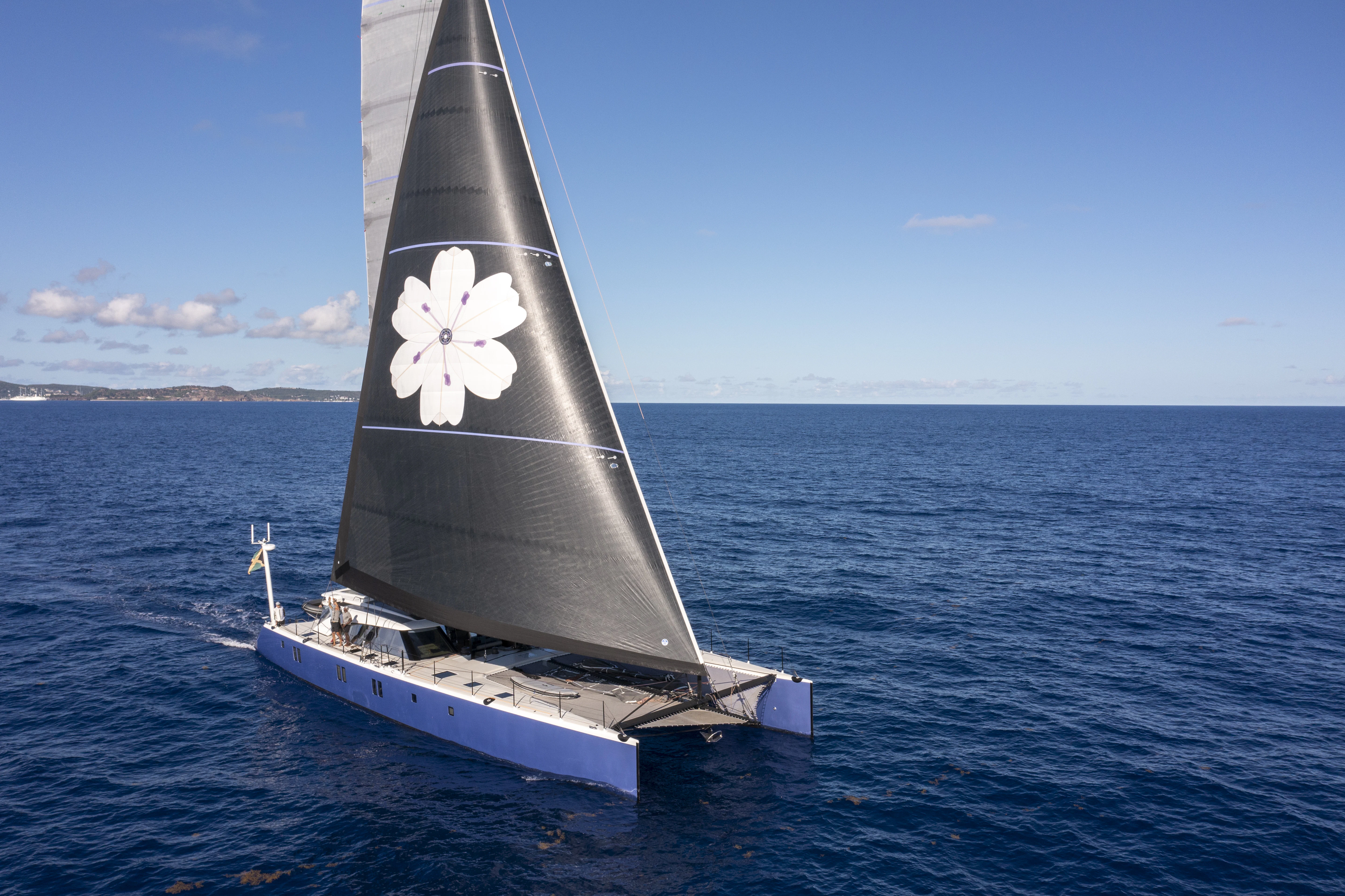 a sailboat in the water aboard TIGER LILY TOO Yacht for Sale