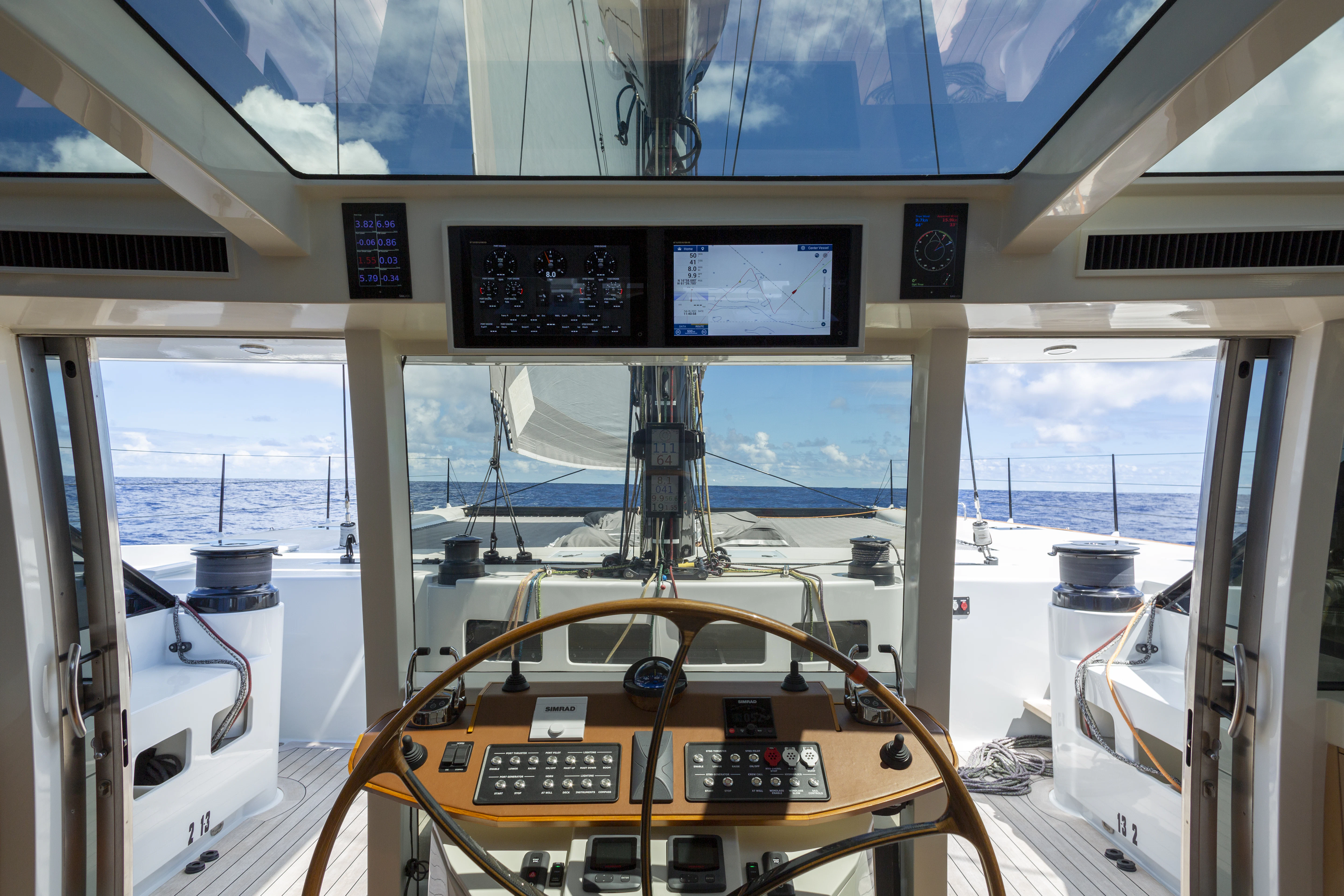 a boat on the water aboard TIGER LILY TOO Yacht for Sale