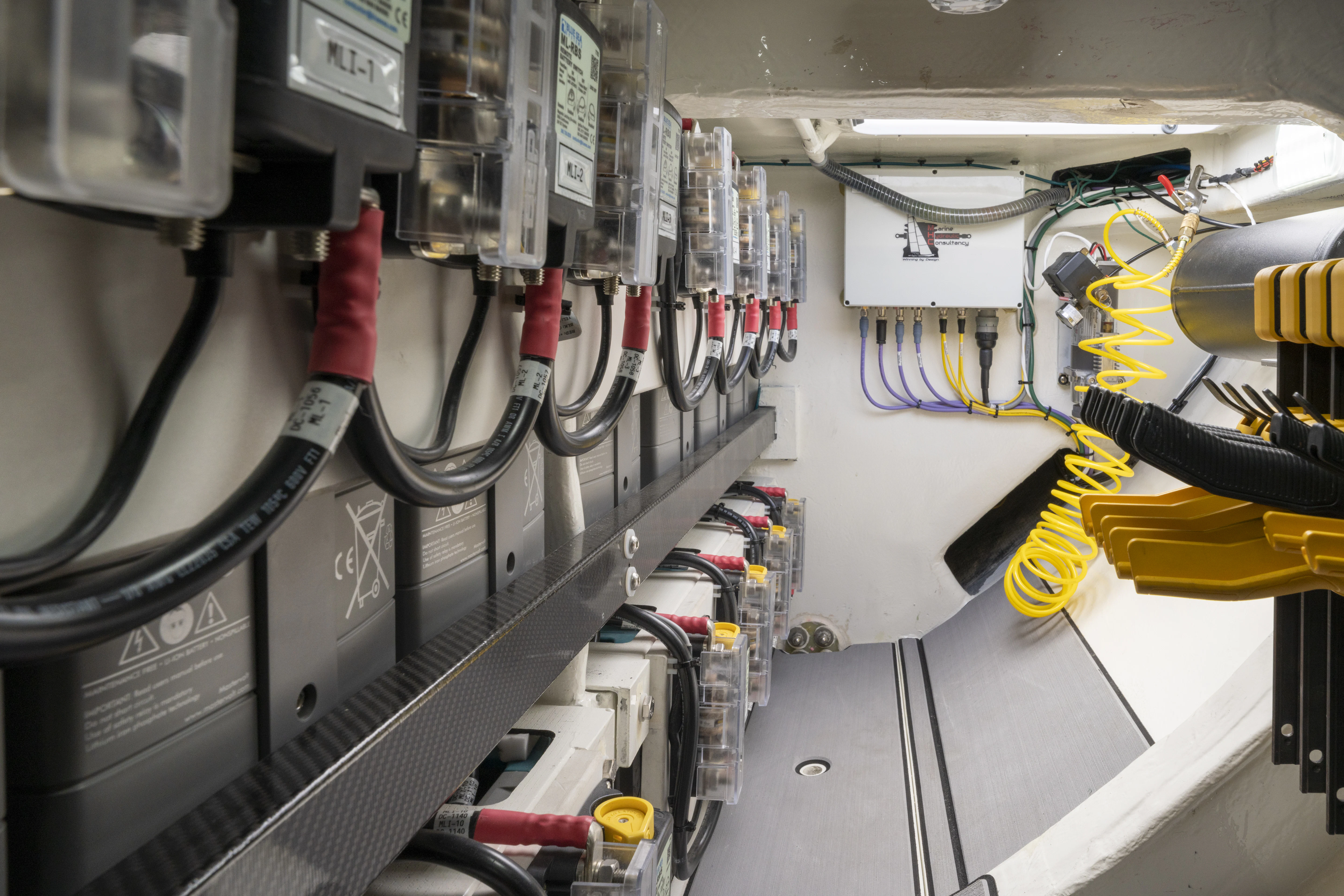 a close-up of a machine aboard TIGER LILY TOO Yacht for Sale