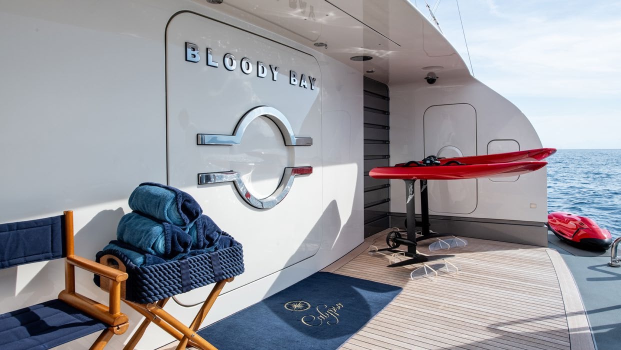 diagram aboard CALYPSO Yacht for Sale