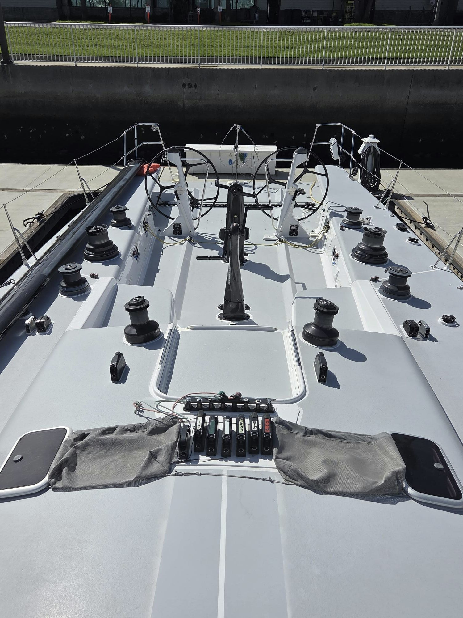 a machine with many wires aboard PELIGROSO Yacht for Sale