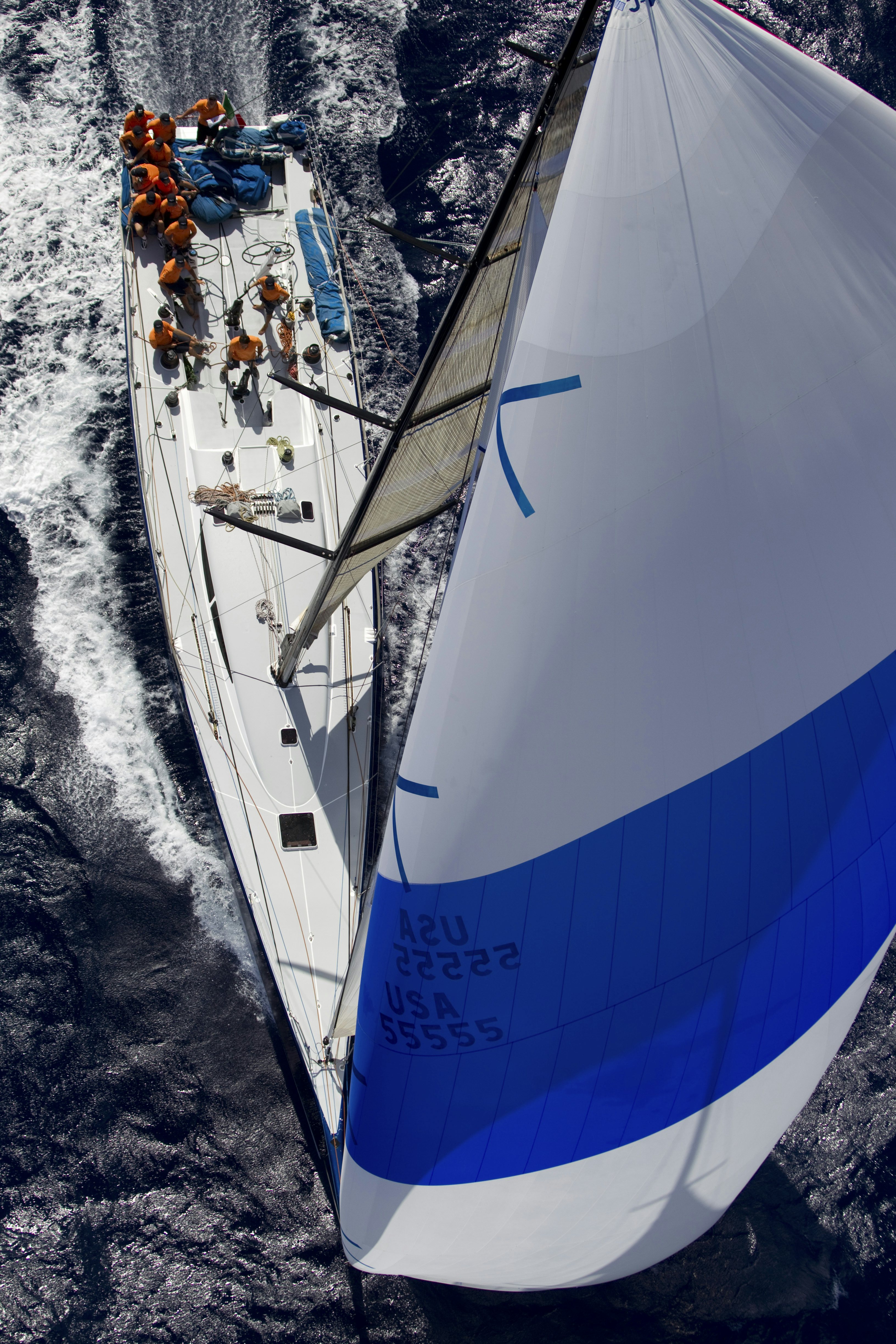 a boat on the water aboard PELIGROSO Yacht for Sale