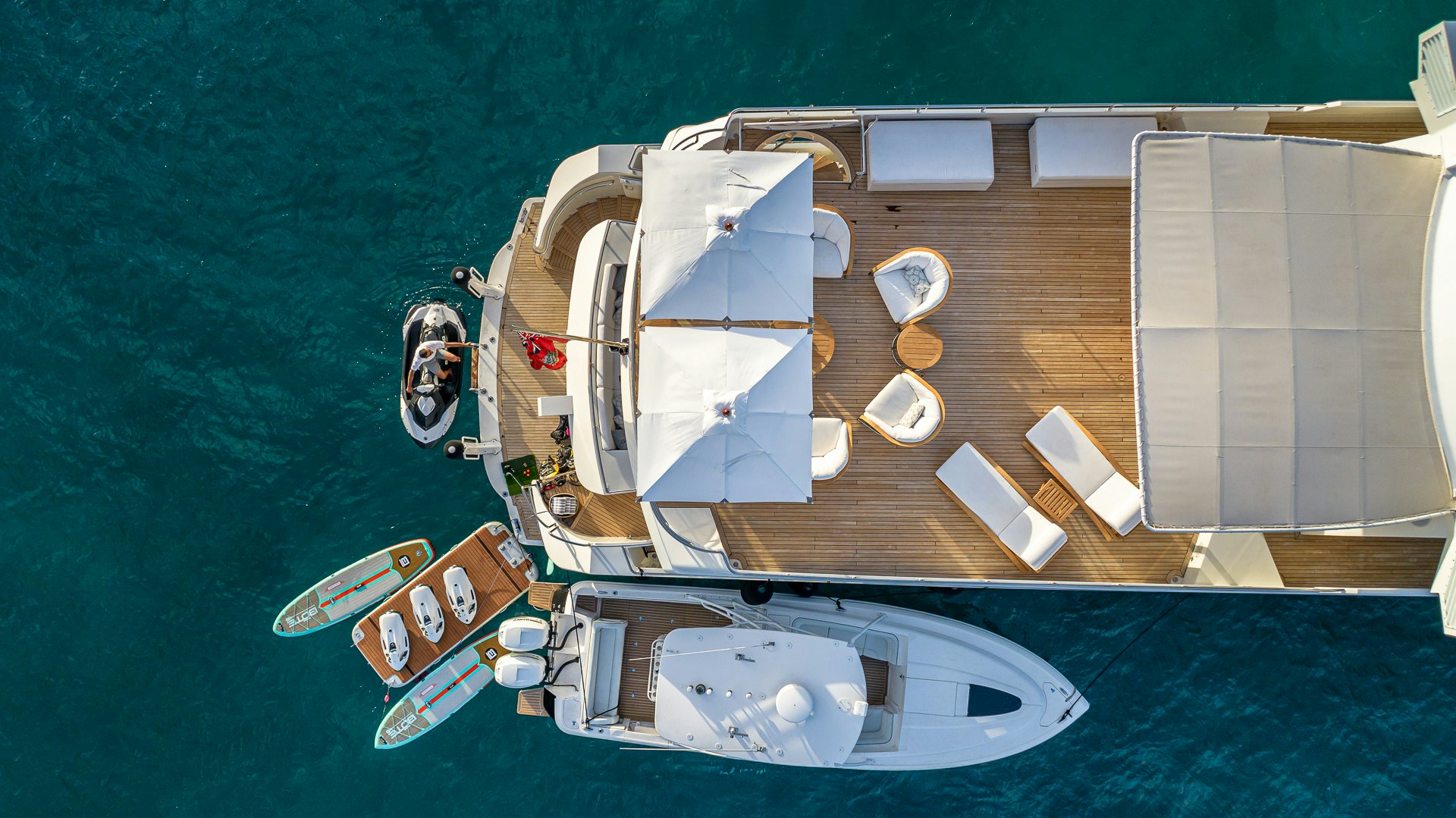 a boat on the water aboard KARTAL YUVASI Yacht for Charter