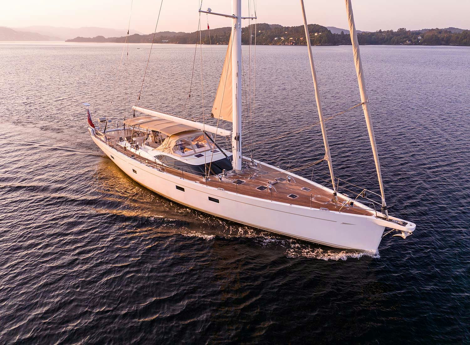 a sailboat on the water aboard CHAMPAGNE HIPPY Yacht for Sale