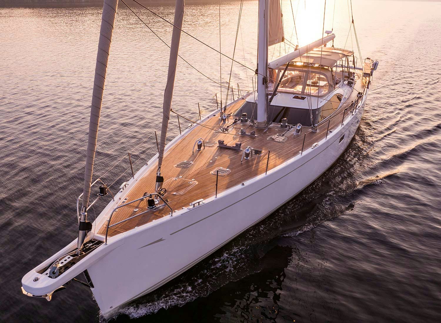 a boat on the water aboard CHAMPAGNE HIPPY Yacht for Sale