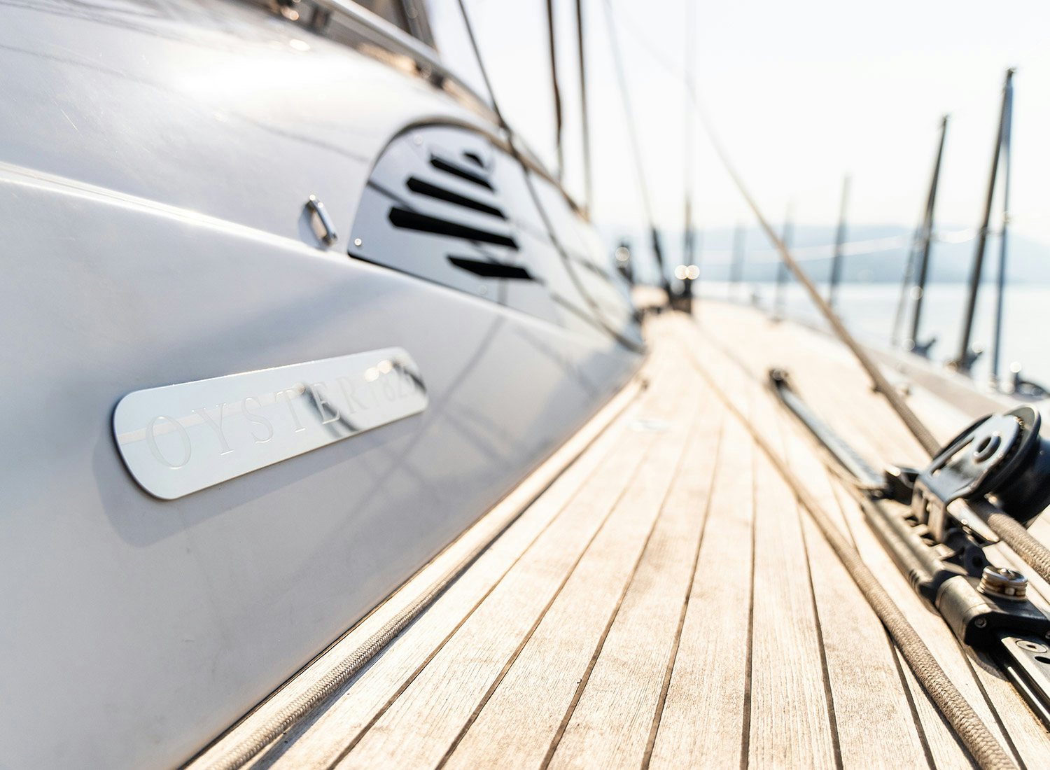 a car on a road aboard CHAMPAGNE HIPPY Yacht for Sale