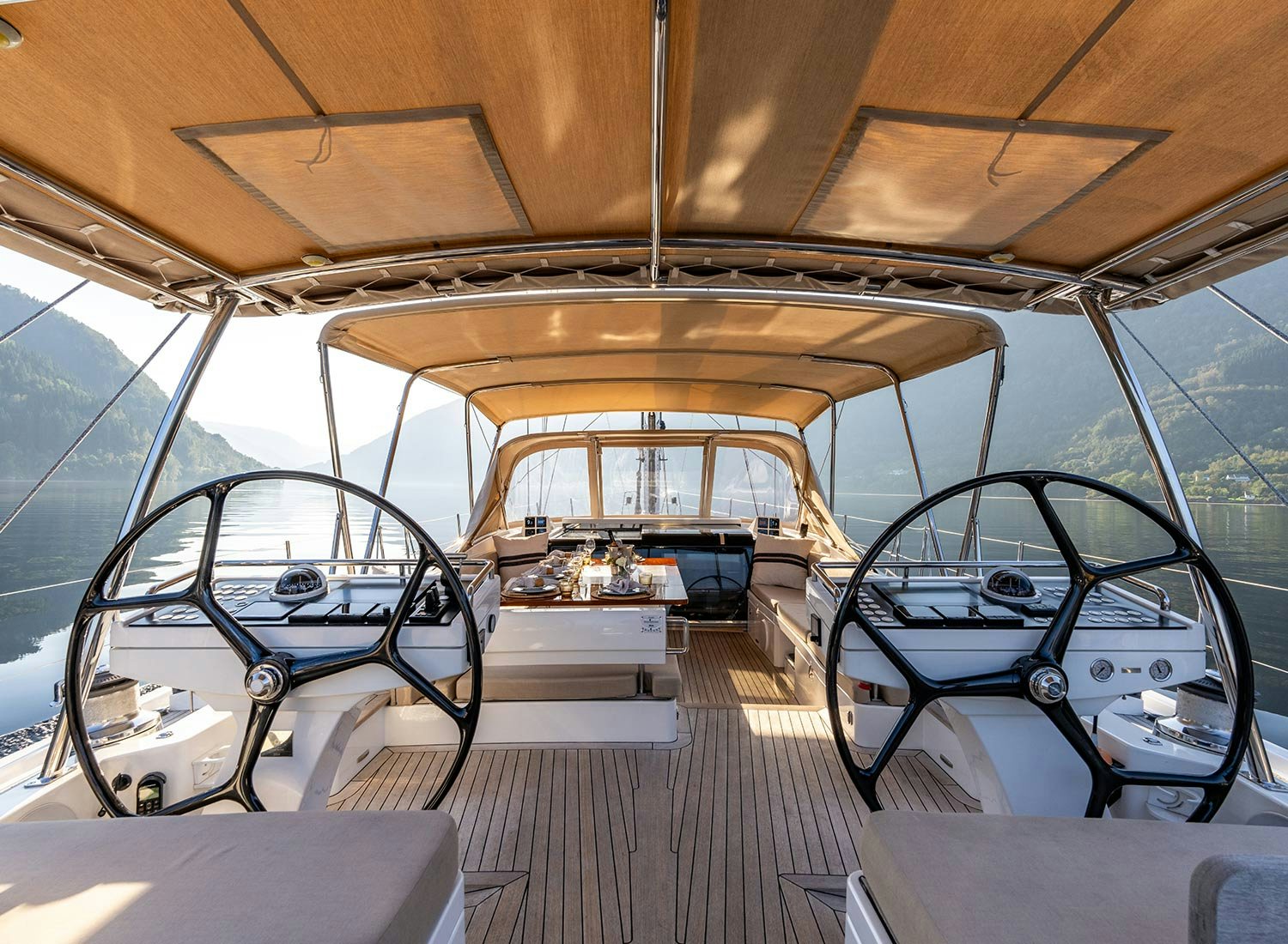 inside of a vehicle aboard CHAMPAGNE HIPPY Yacht for Sale