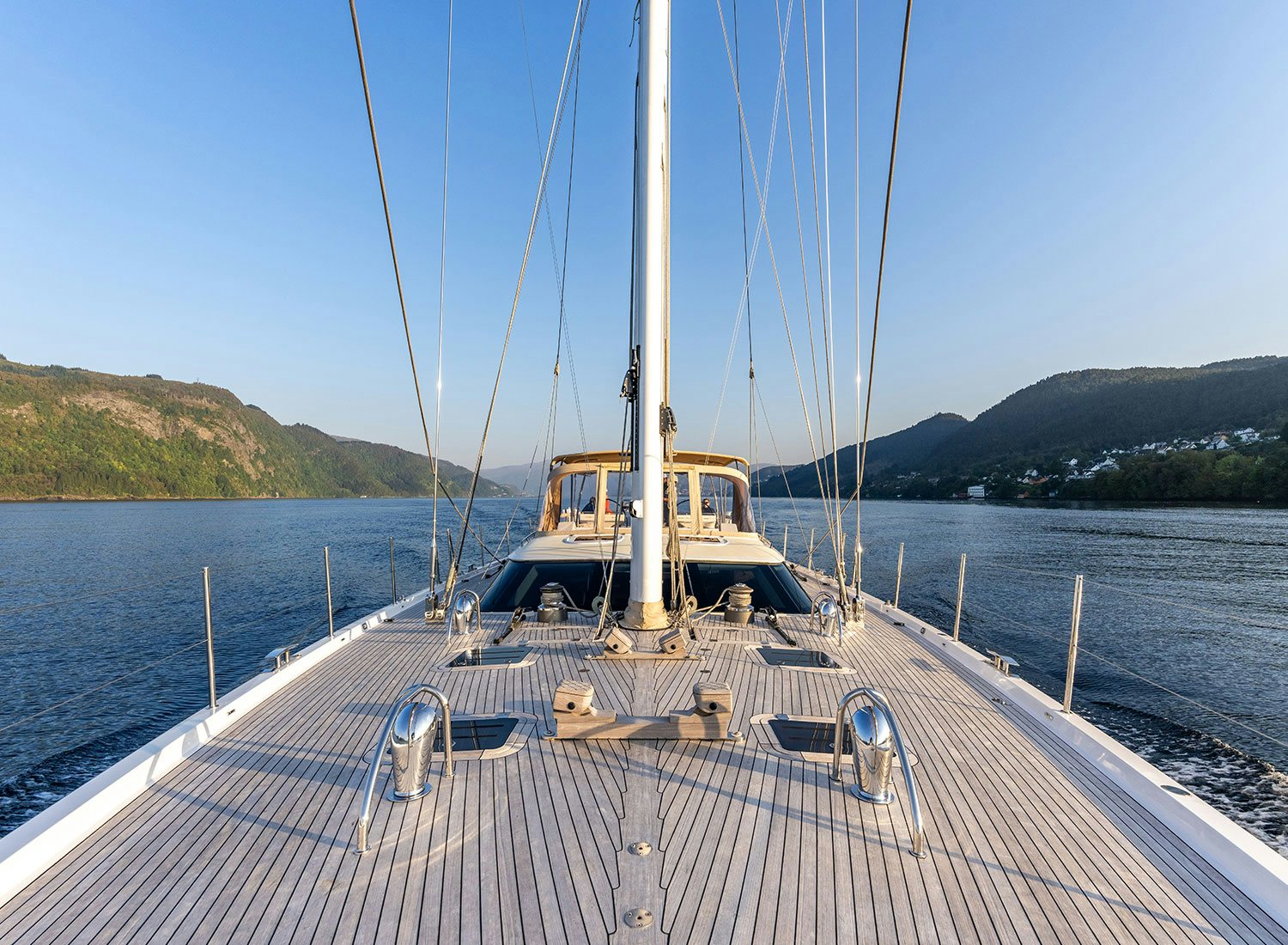 a boat on the water aboard CHAMPAGNE HIPPY Yacht for Sale