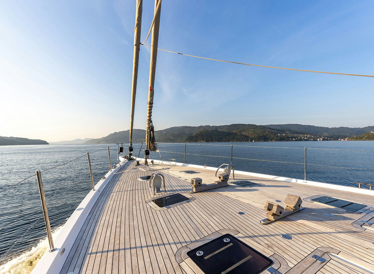 a boat on the water aboard CHAMPAGNE HIPPY Yacht for Sale