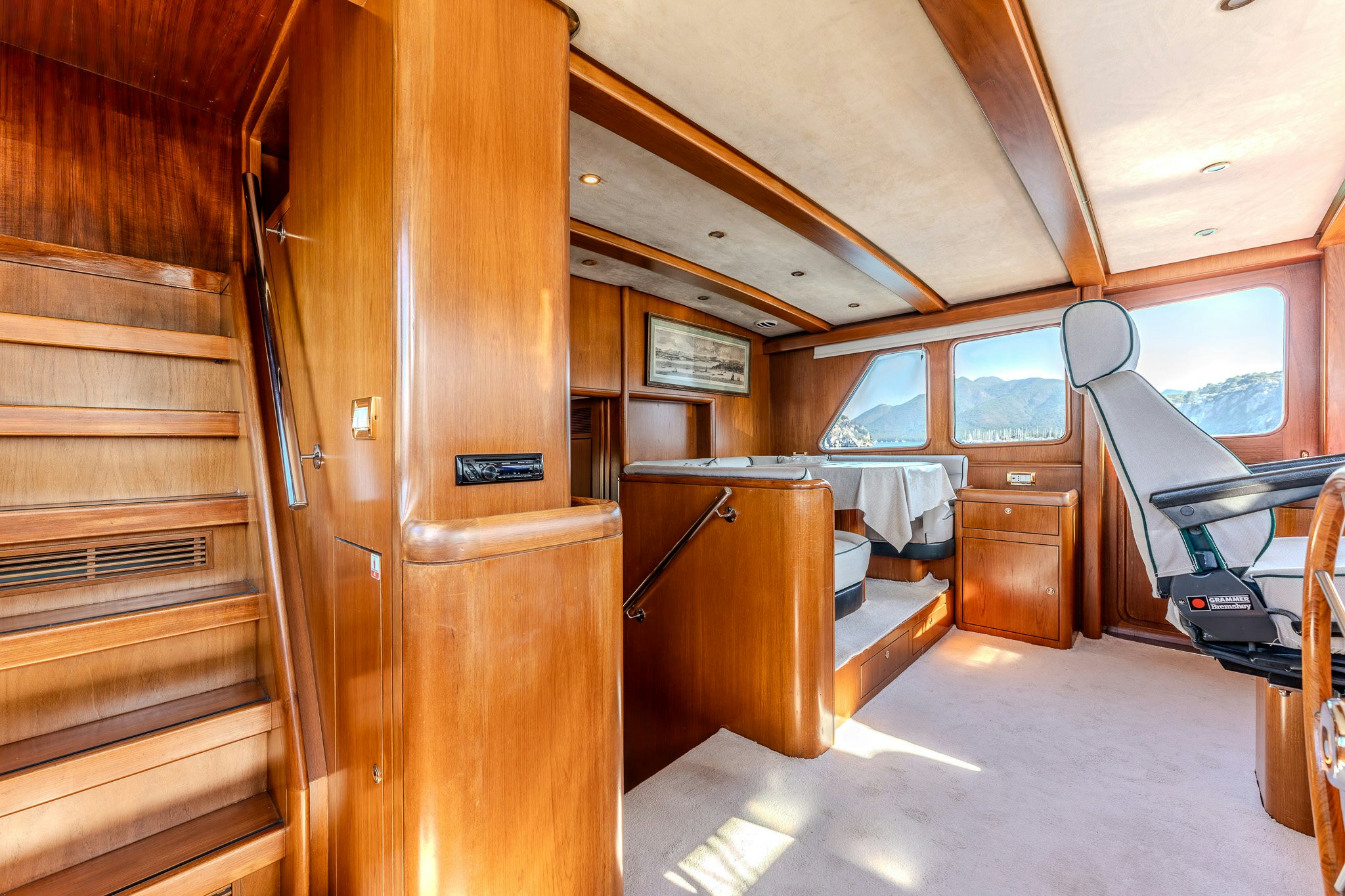 a cabin with bunk beds aboard YOSMA Yacht for Sale
