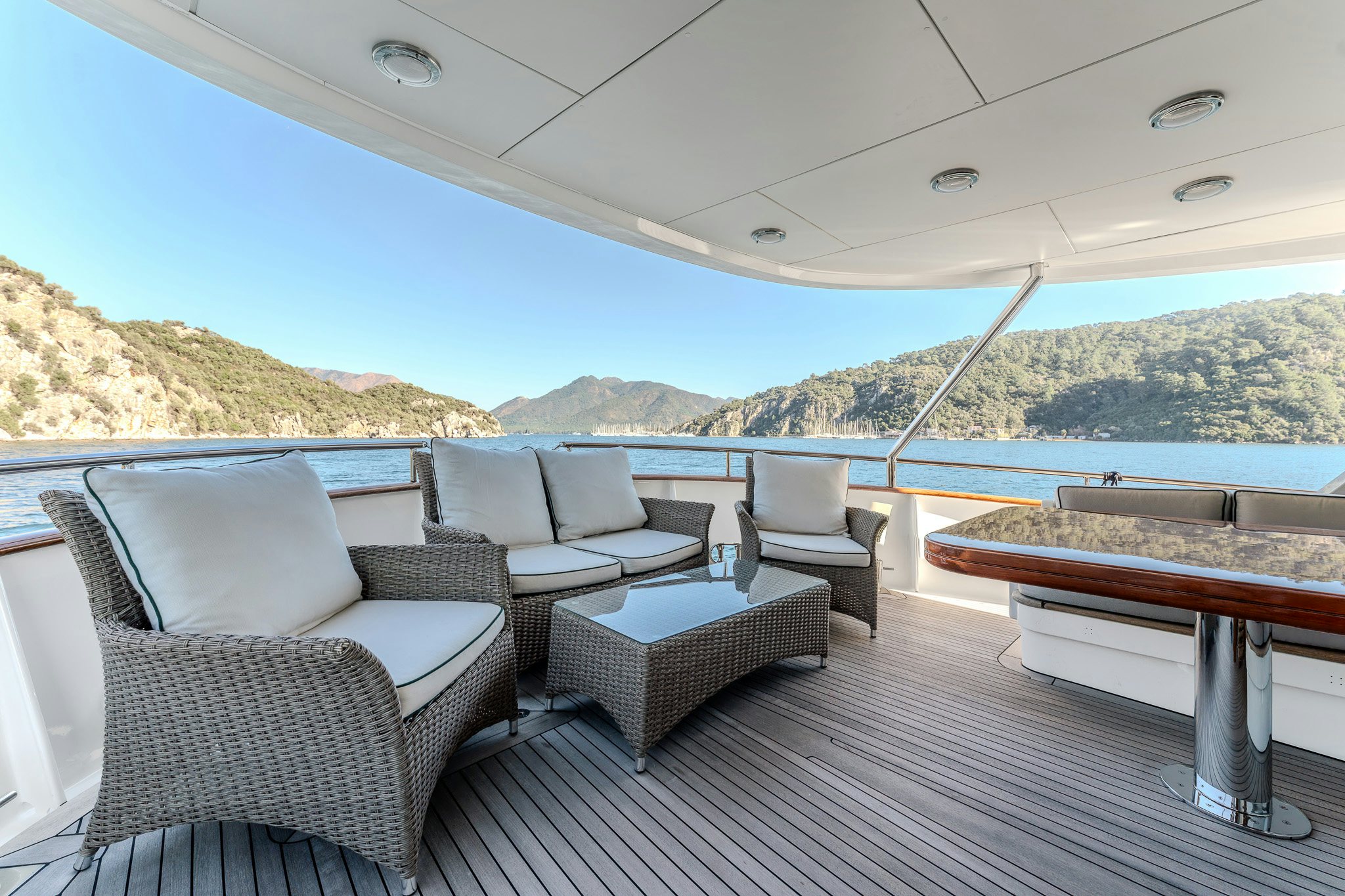 a boat on the water aboard YOSMA Yacht for Sale