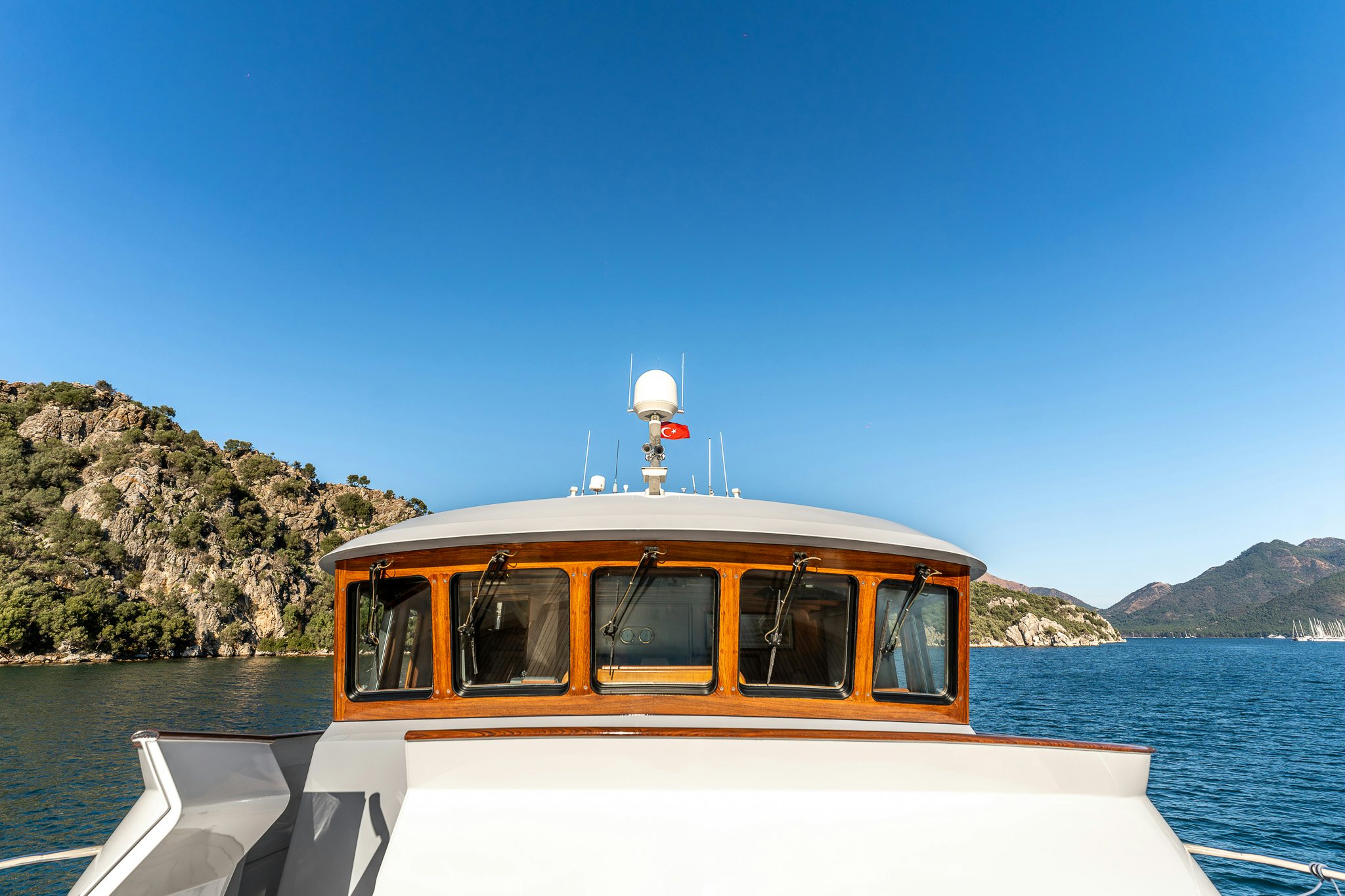 a boat on the water aboard YOSMA Yacht for Sale