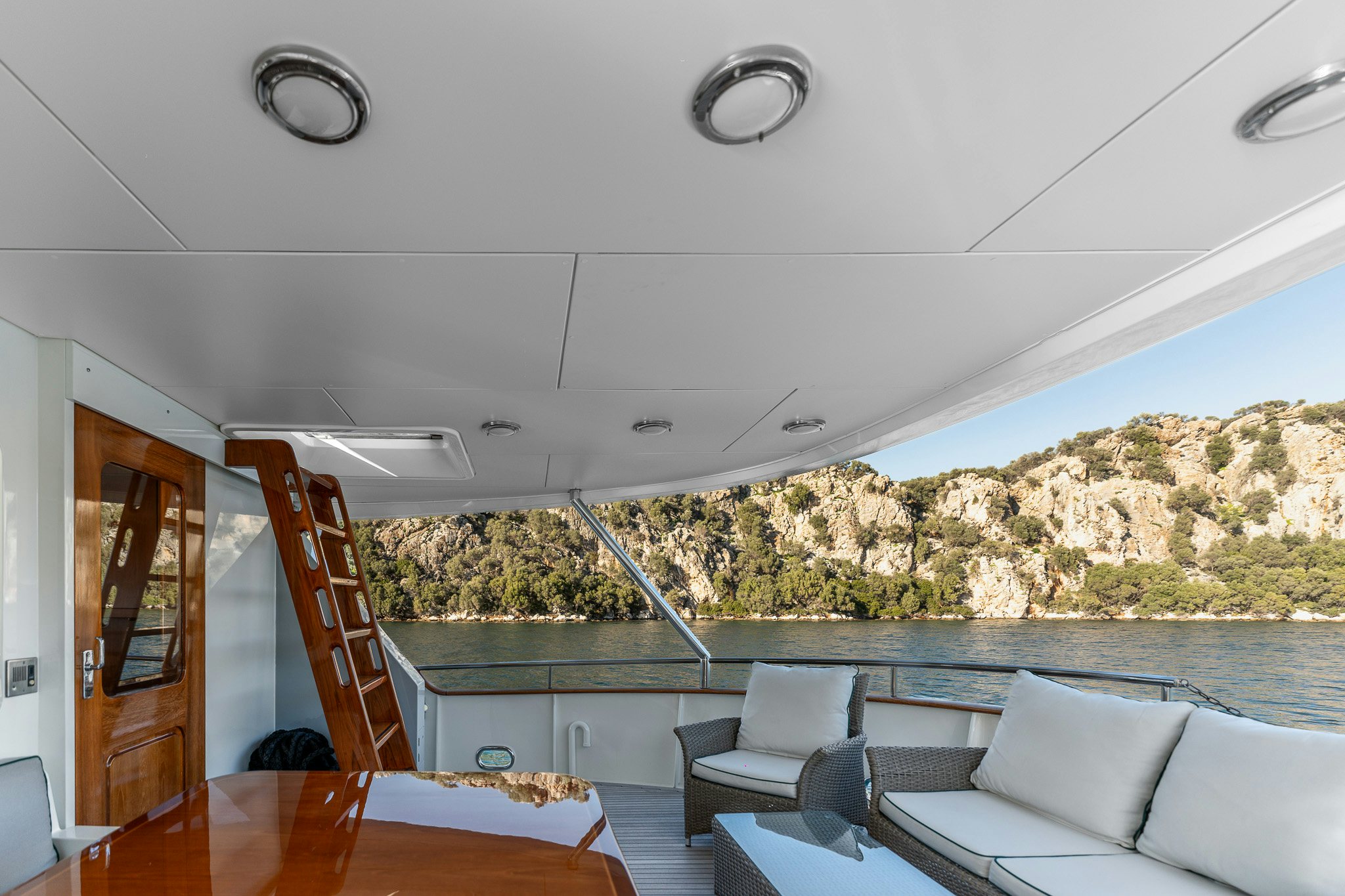 a boat on the water aboard YOSMA Yacht for Sale