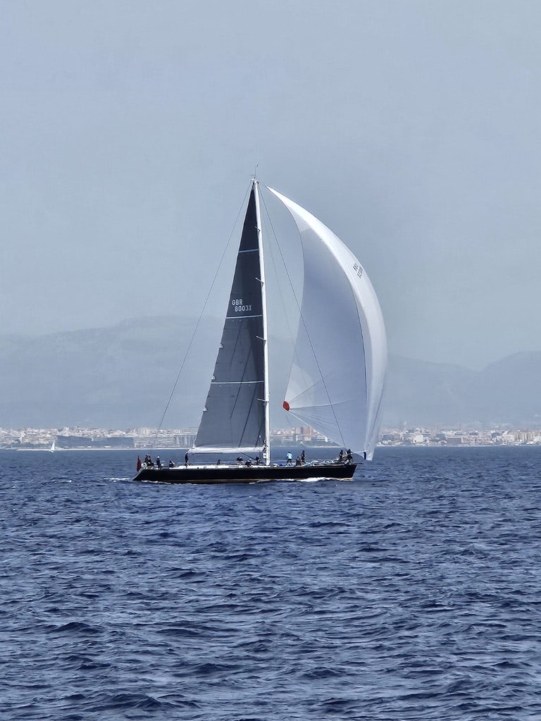 a sailboat on the water aboard UMIKO Yacht for Sale