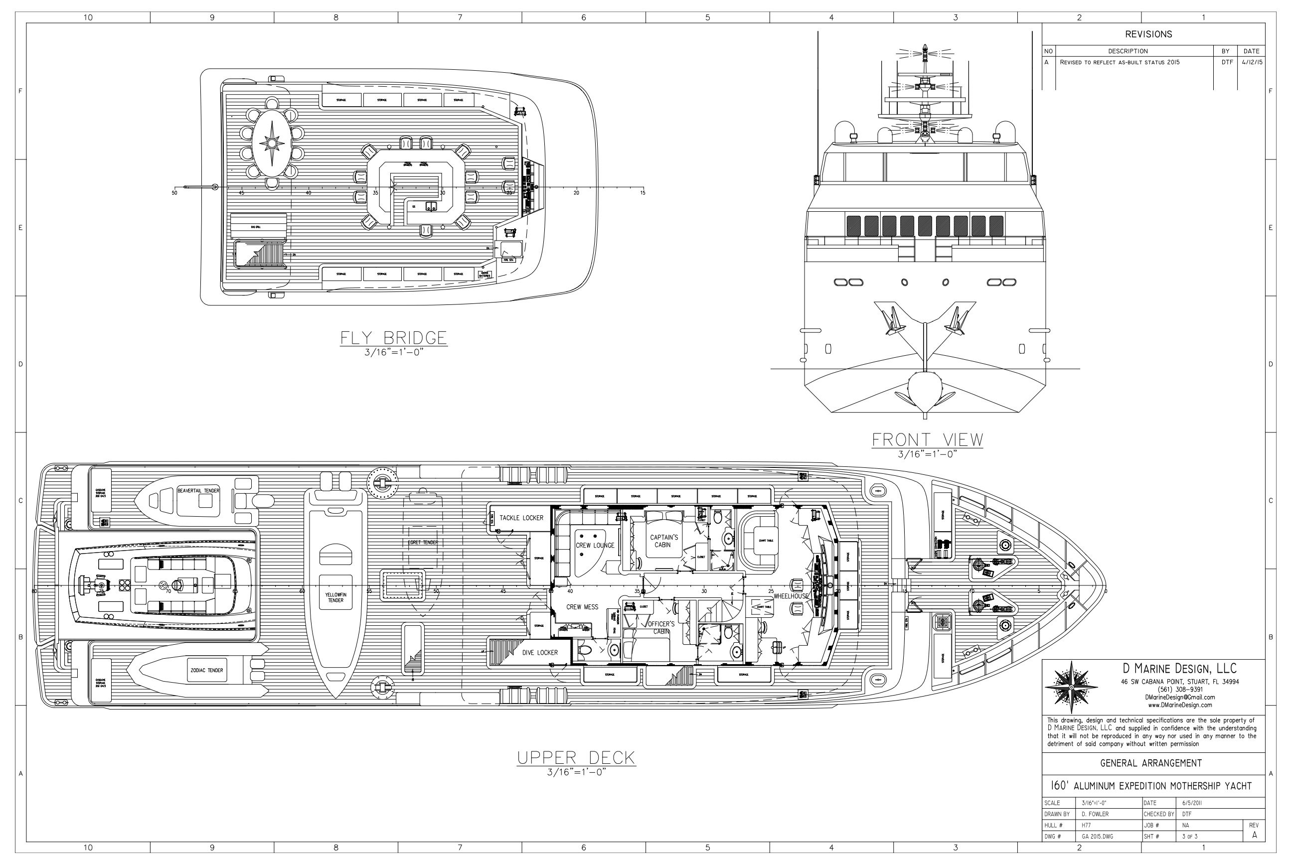 diagram, engineering drawing aboard COMPASS ROSE Yacht for Sale