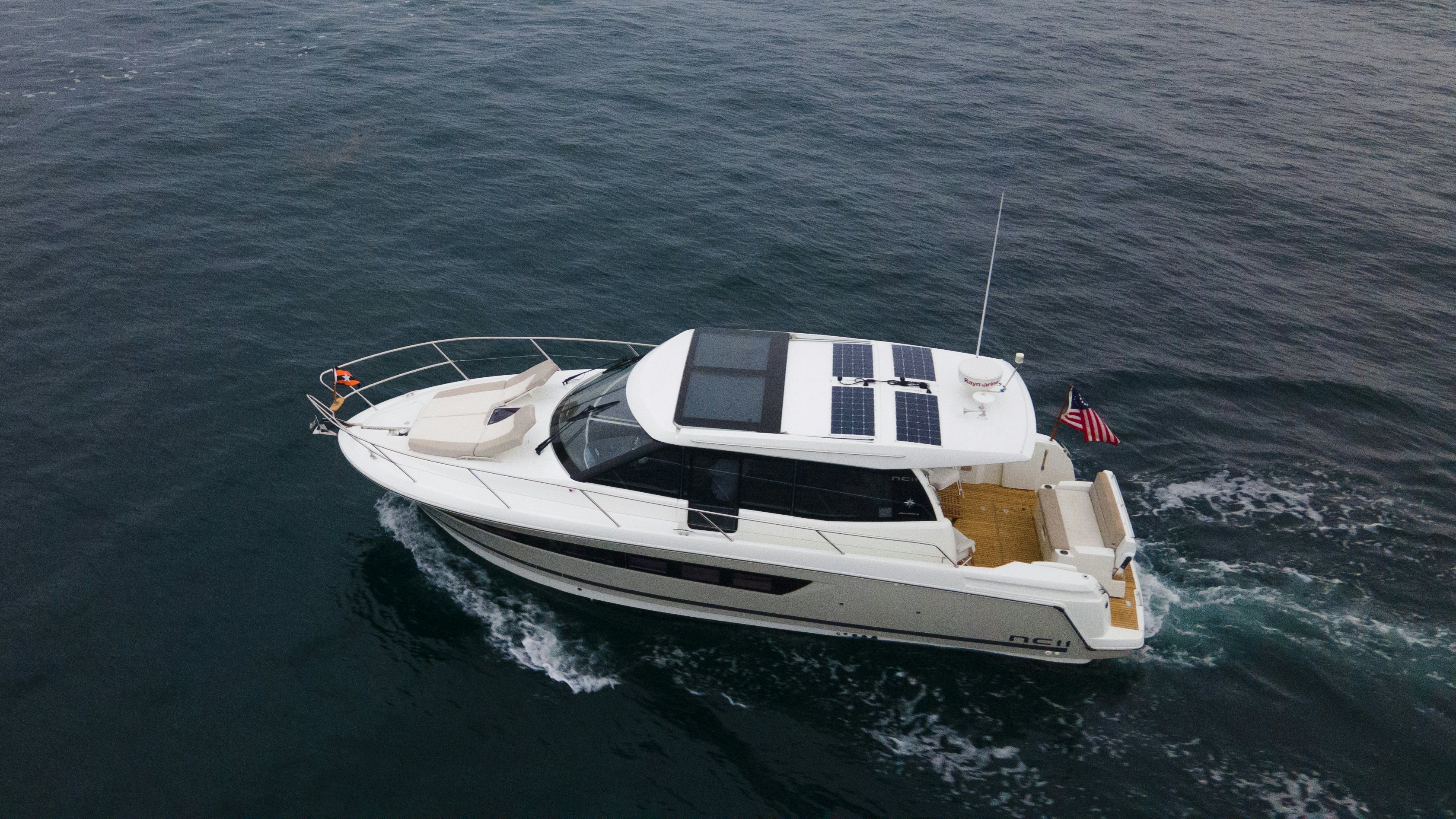 a boat in the water aboard DARK SIDE Yacht for Sale