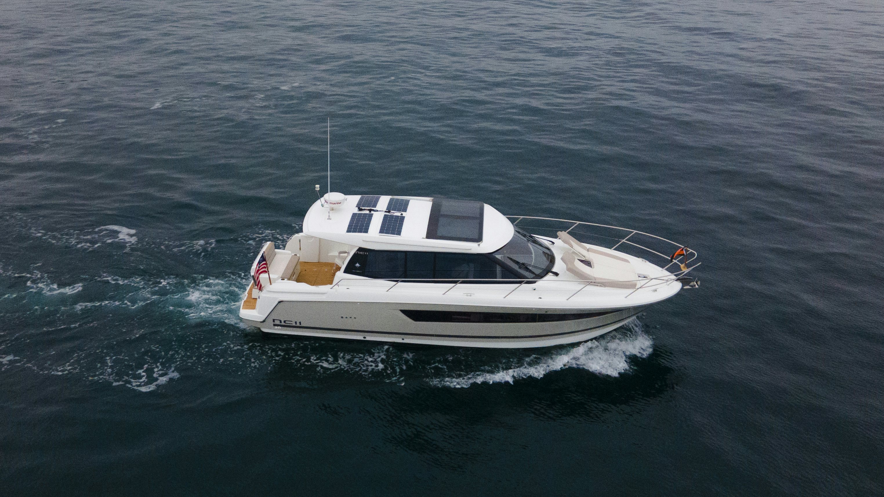 a boat in the water aboard DARK SIDE Yacht for Sale