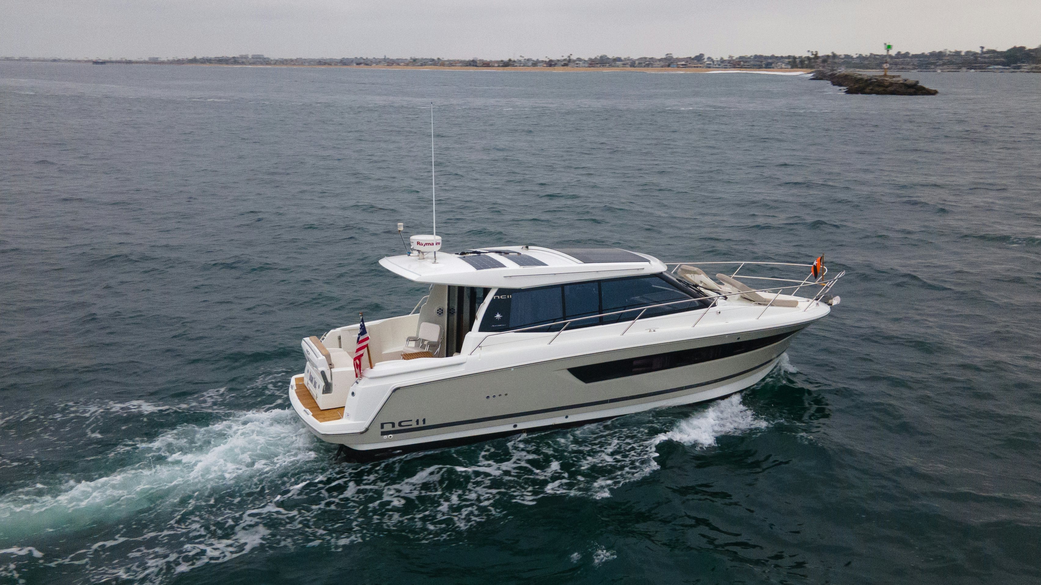 a boat on the water aboard DARK SIDE Yacht for Sale