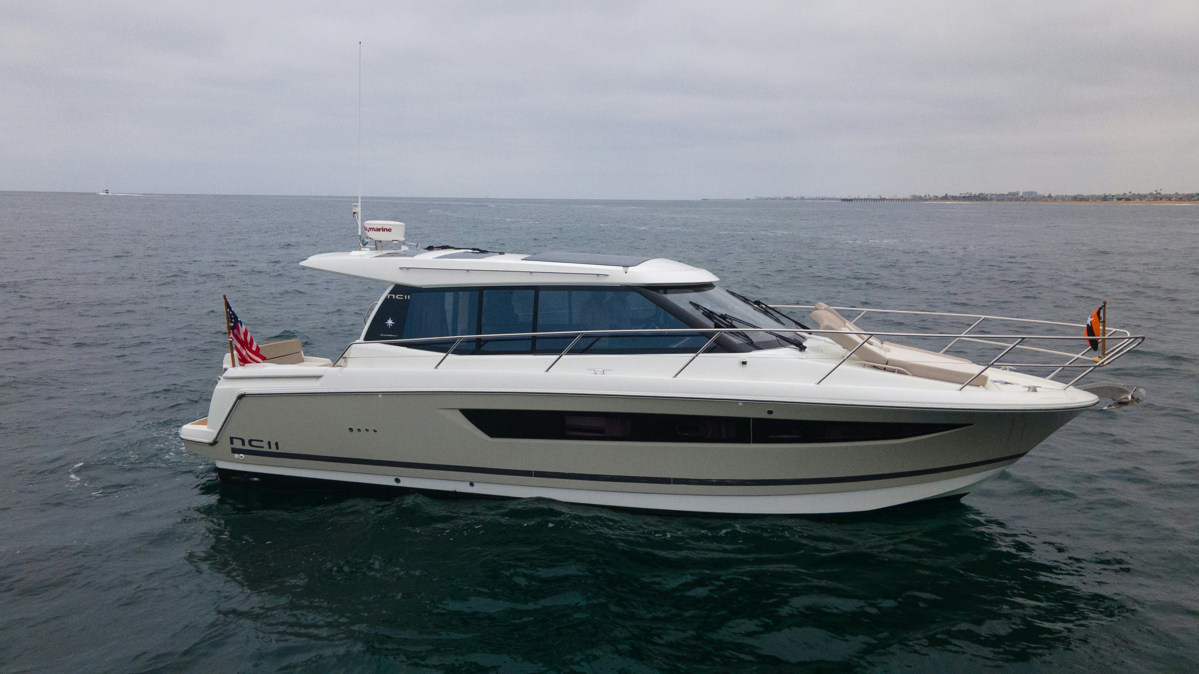 a boat on the water aboard DARK SIDE Yacht for Sale