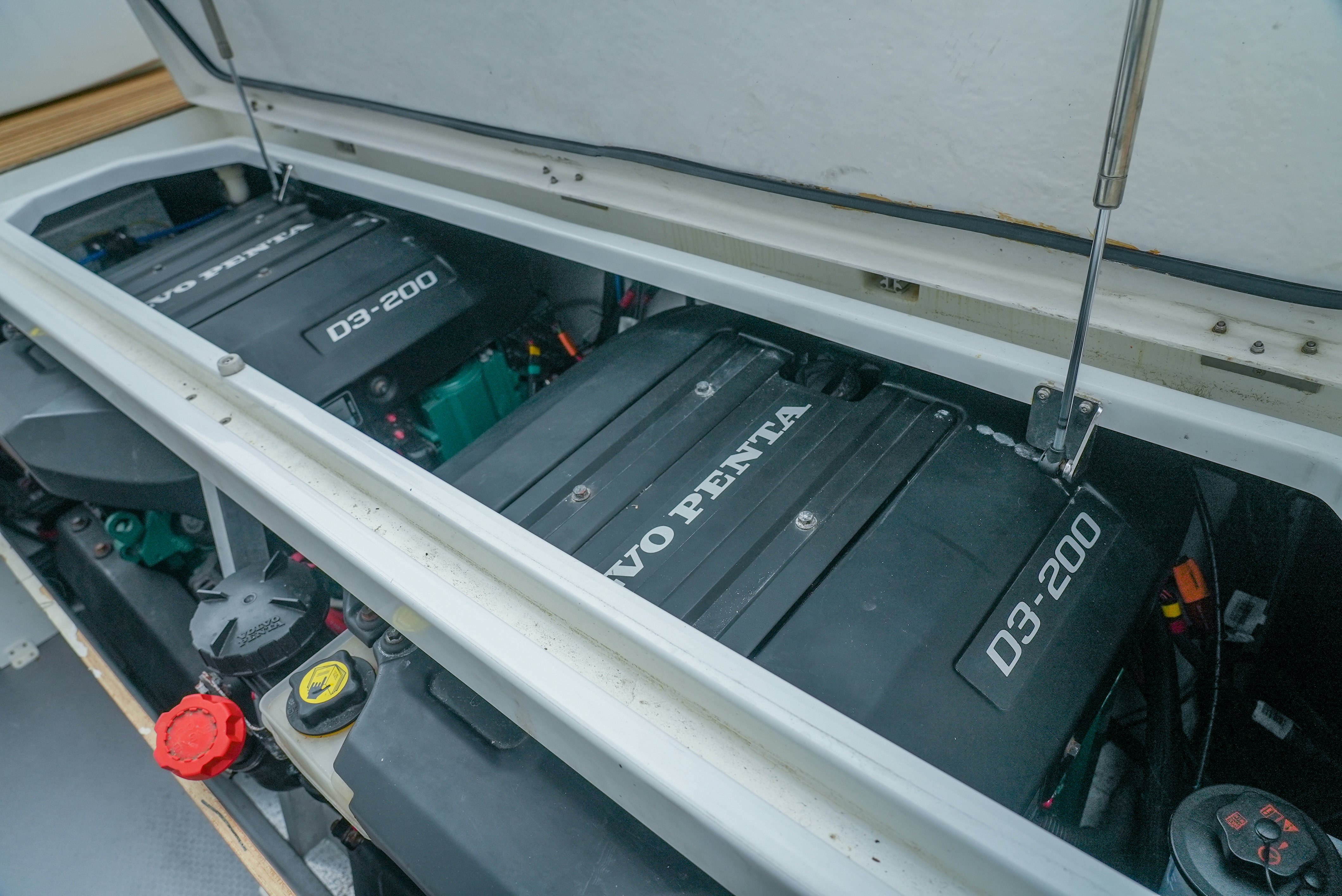 a close-up of a machine aboard DARK SIDE Yacht for Sale
