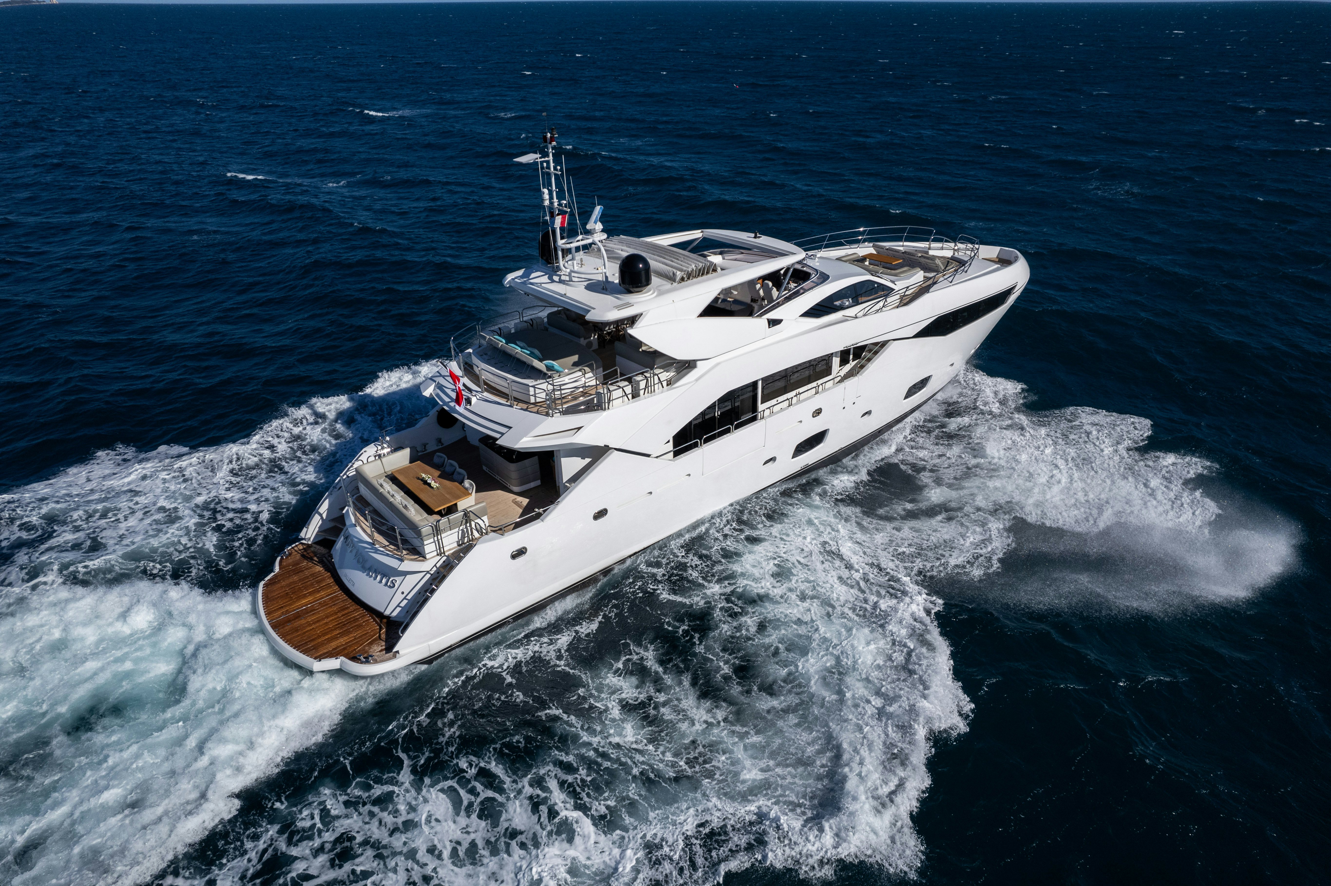 a ship on the water aboard LADY VOLANTIS Yacht for Sale