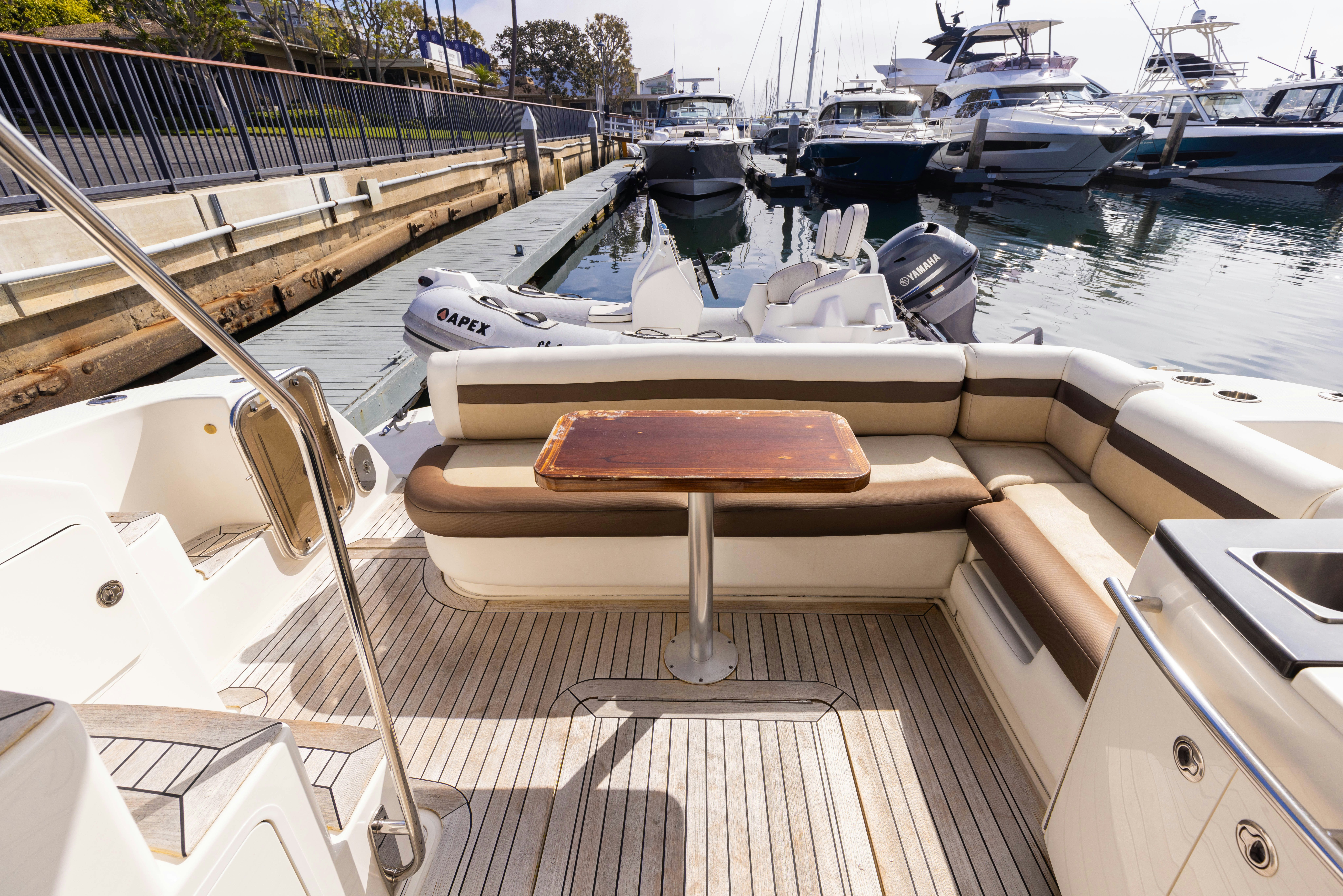 a boat on the water aboard KA-BAR Yacht for Sale