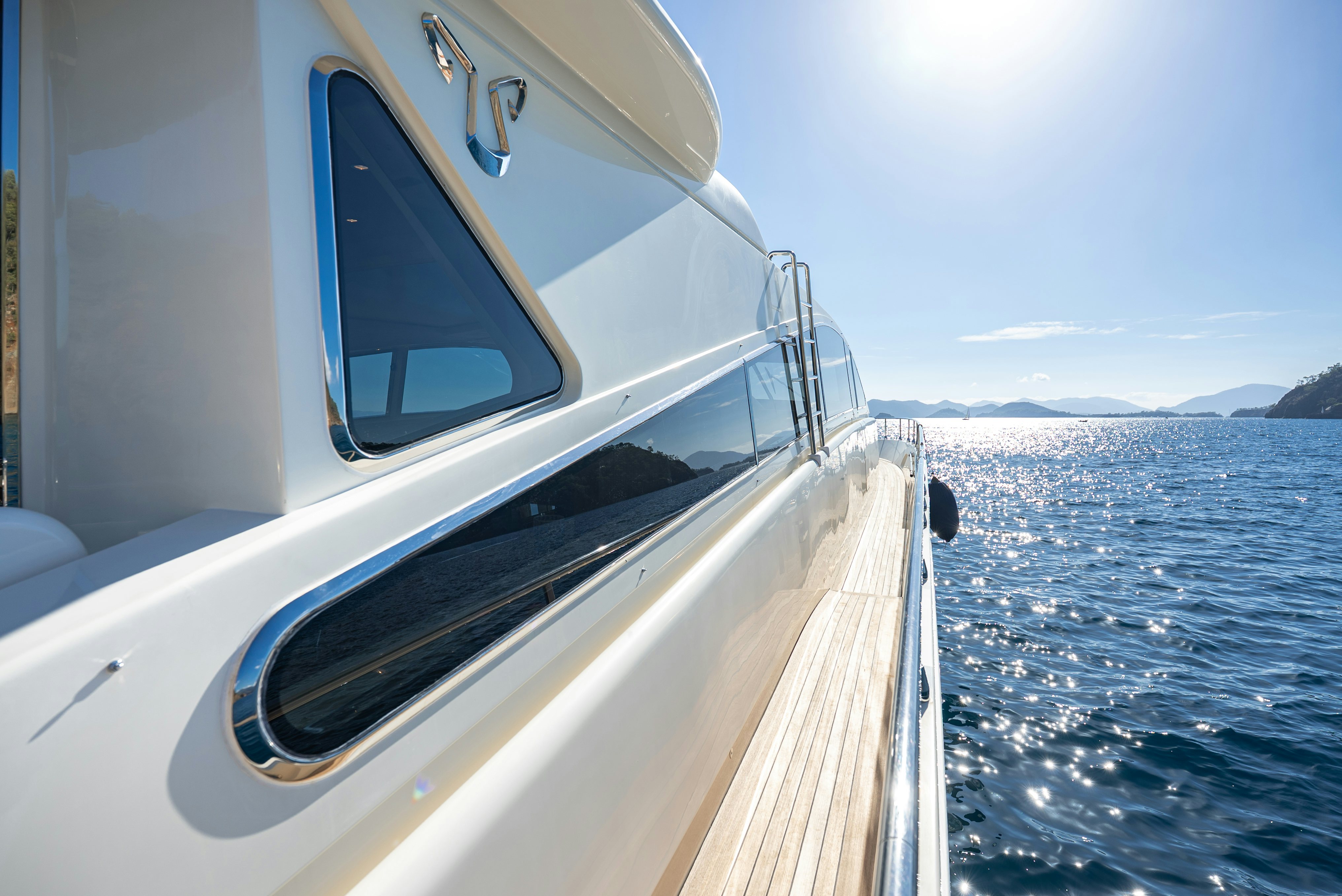 a boat on the water aboard CLARITA Yacht for Sale