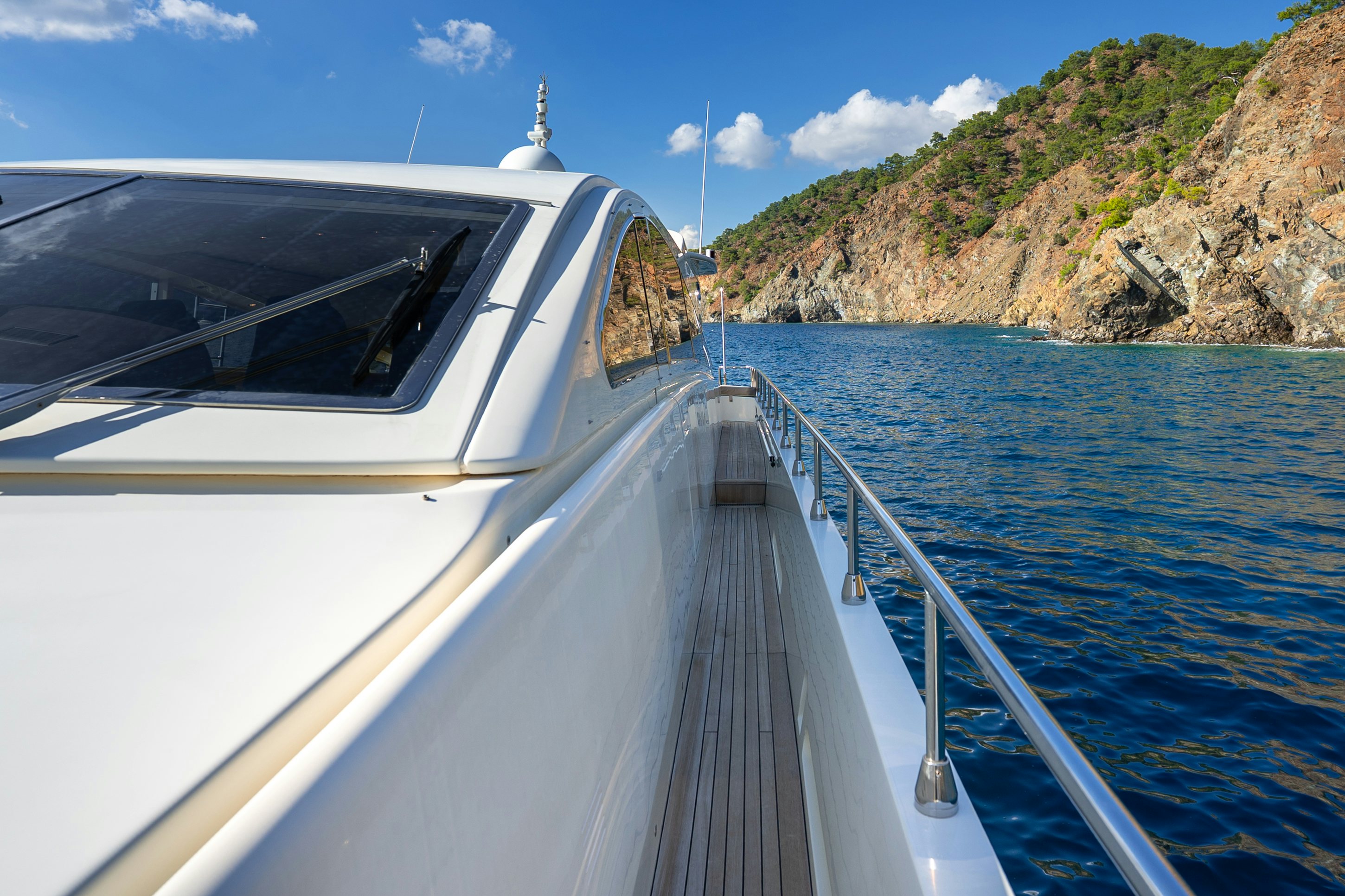 a boat on the water aboard CLARITA Yacht for Sale