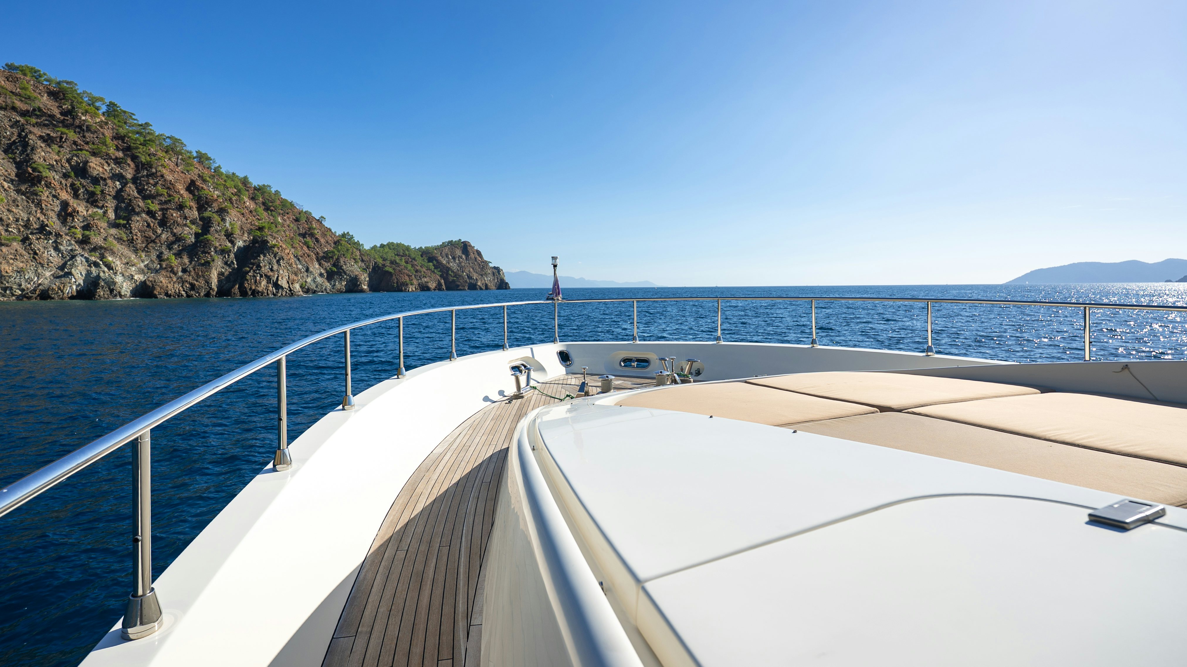 a boat on the water aboard CLARITA Yacht for Sale