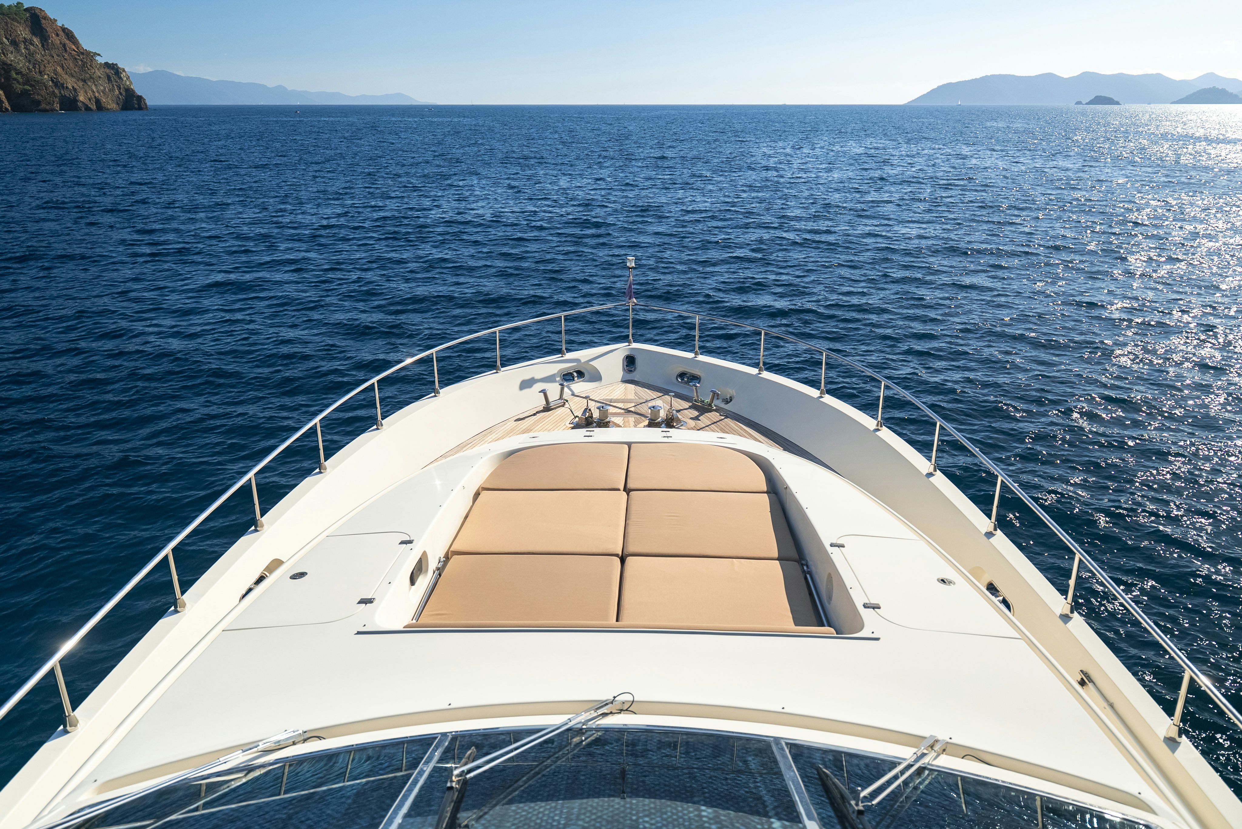 a boat on the water aboard CLARITA Yacht for Sale