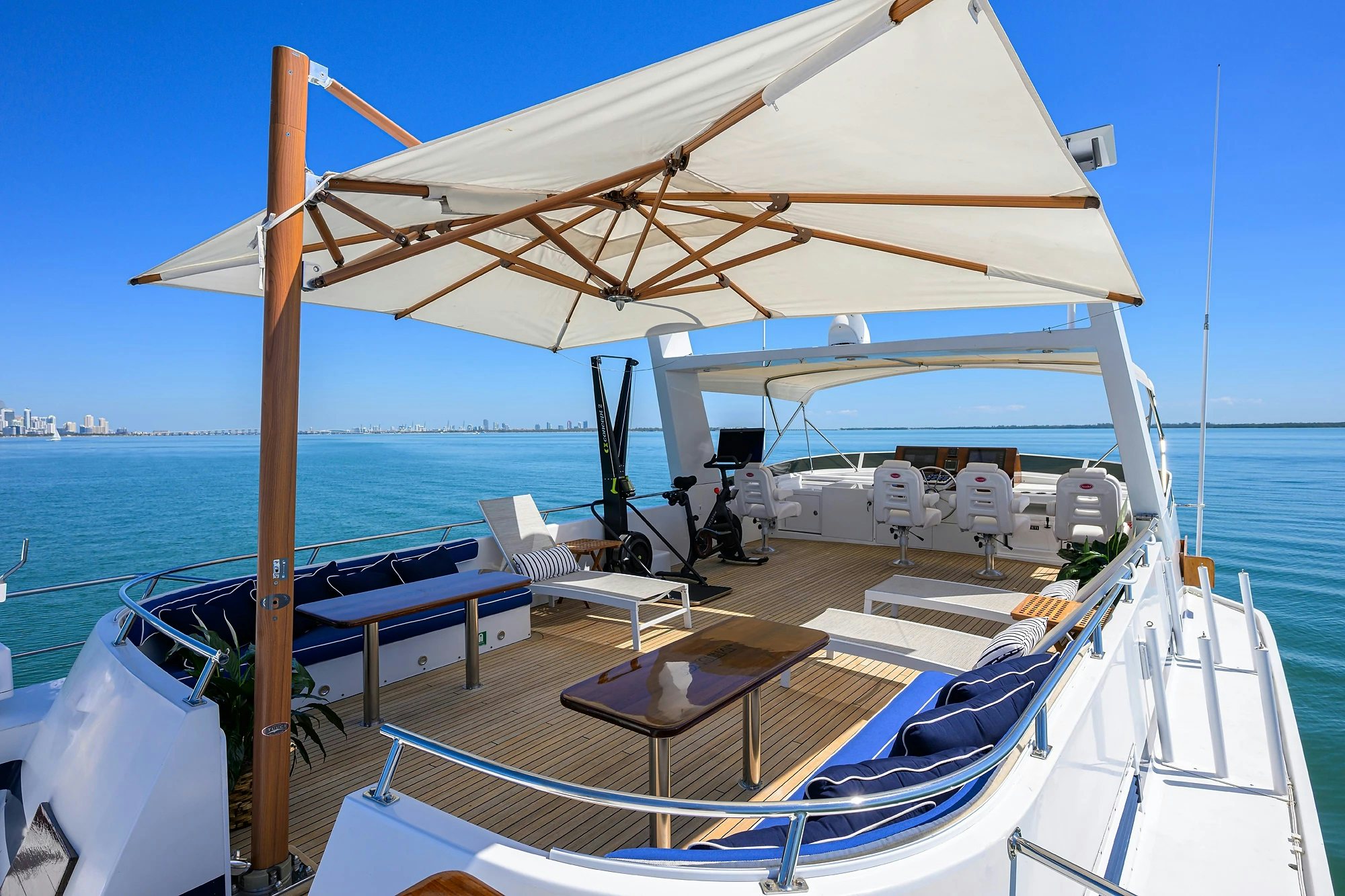 a boat on the water aboard AVENTURER Yacht for Sale