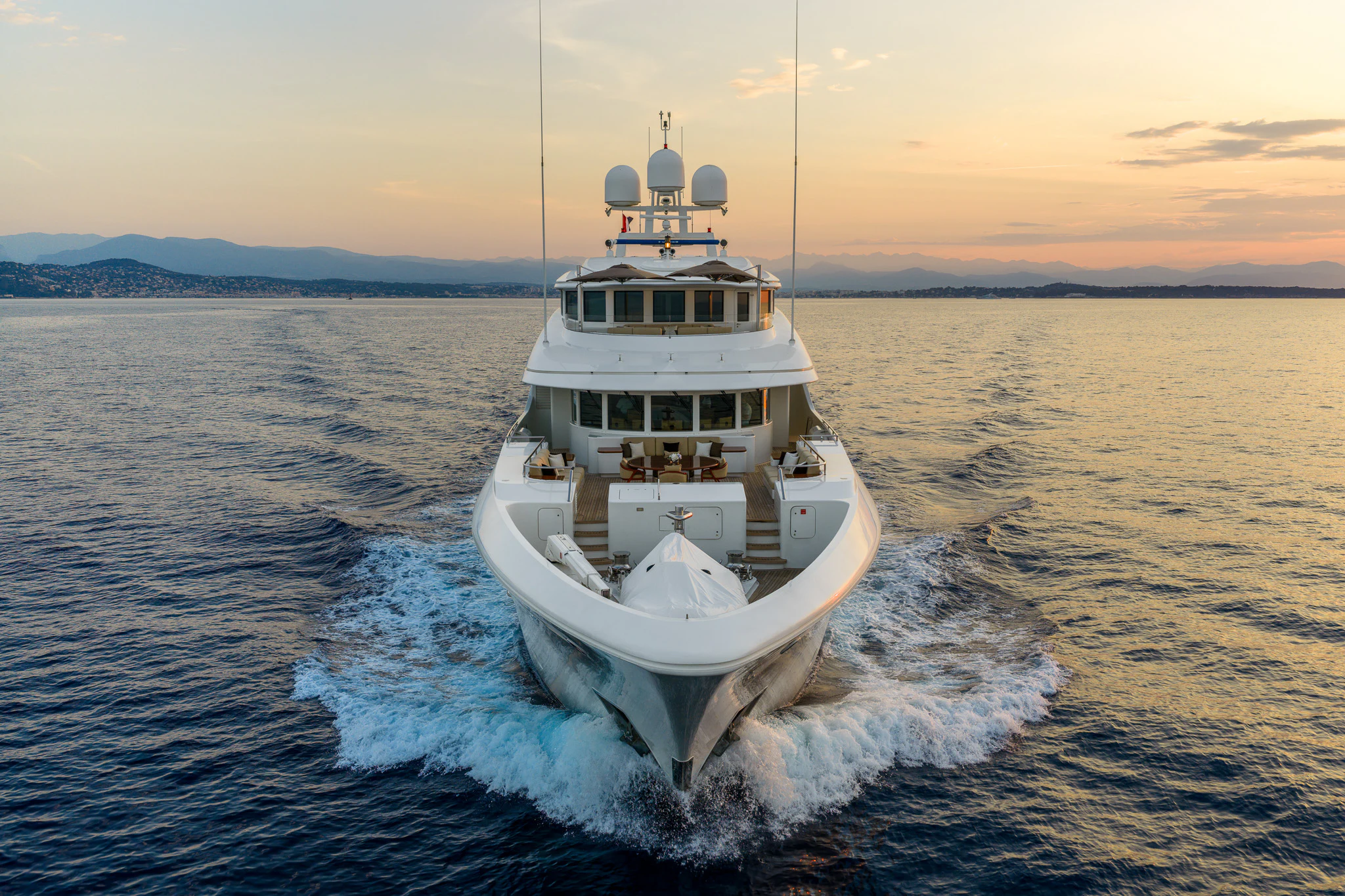 a boat on the water aboard LADY MAXINE Yacht for Sale